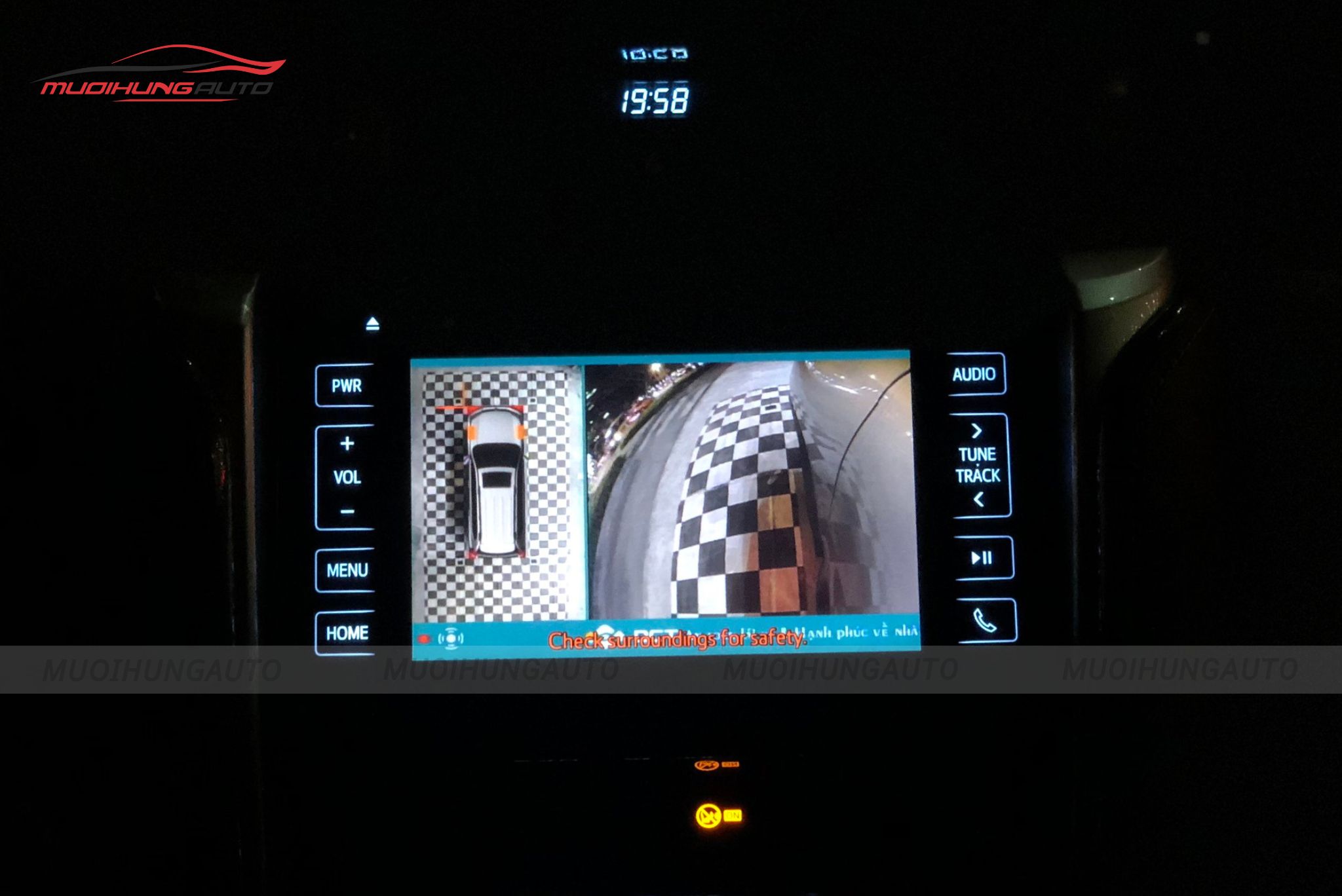 Camera 360 độ xe Toyota Fortuner