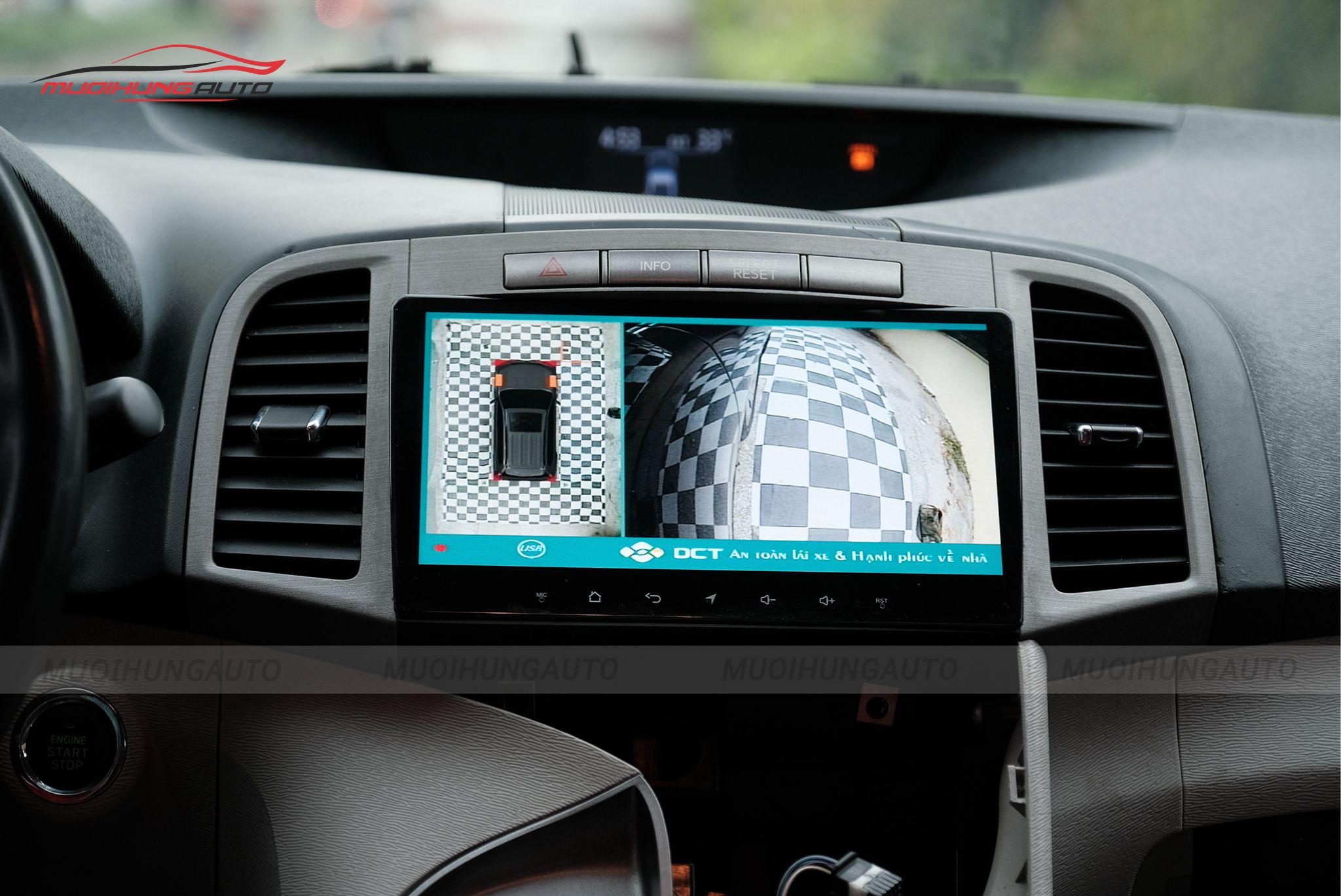 Camera 360 độ xe Toyota Venza 2009