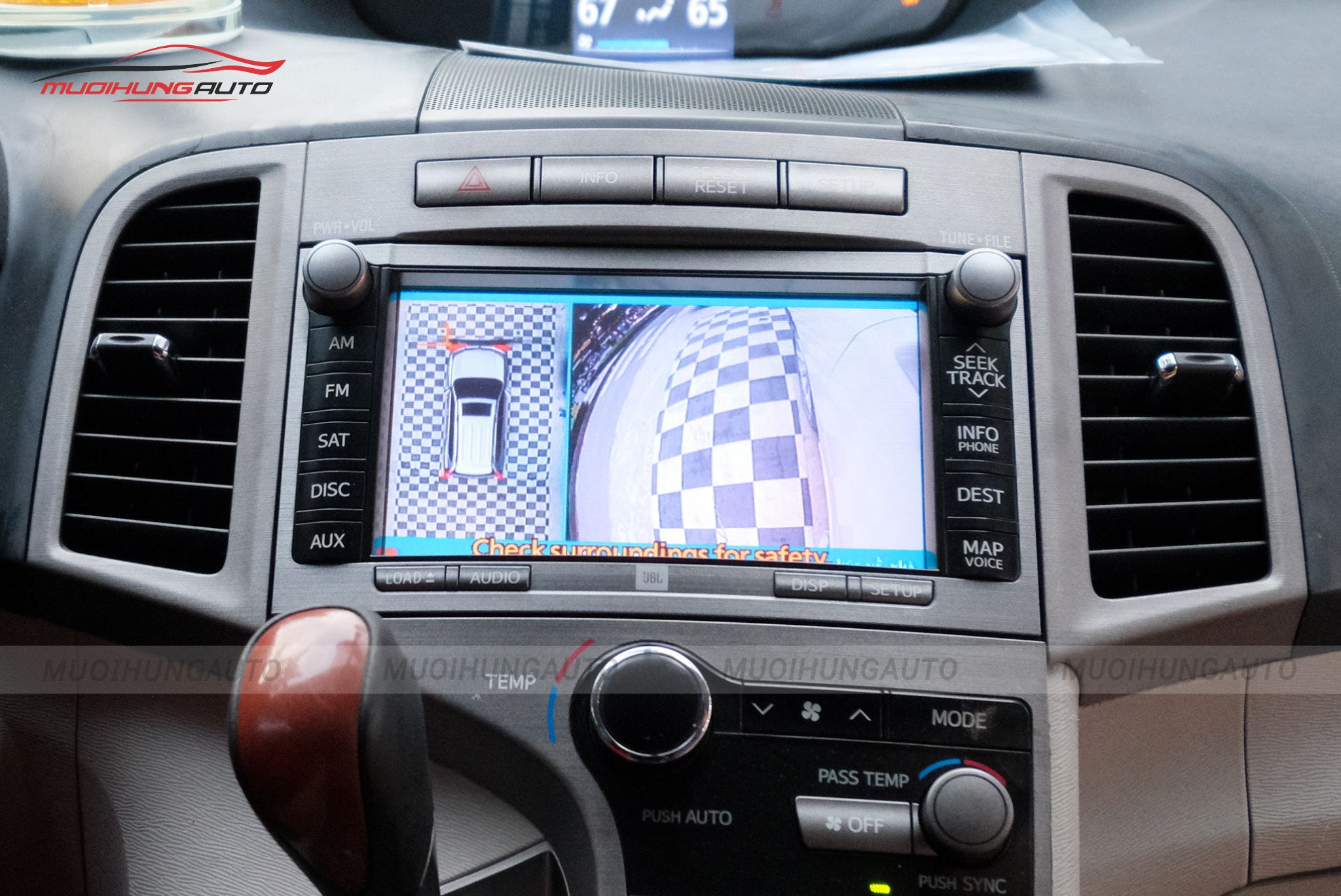 Camera 360 độ xe Toyota Venza