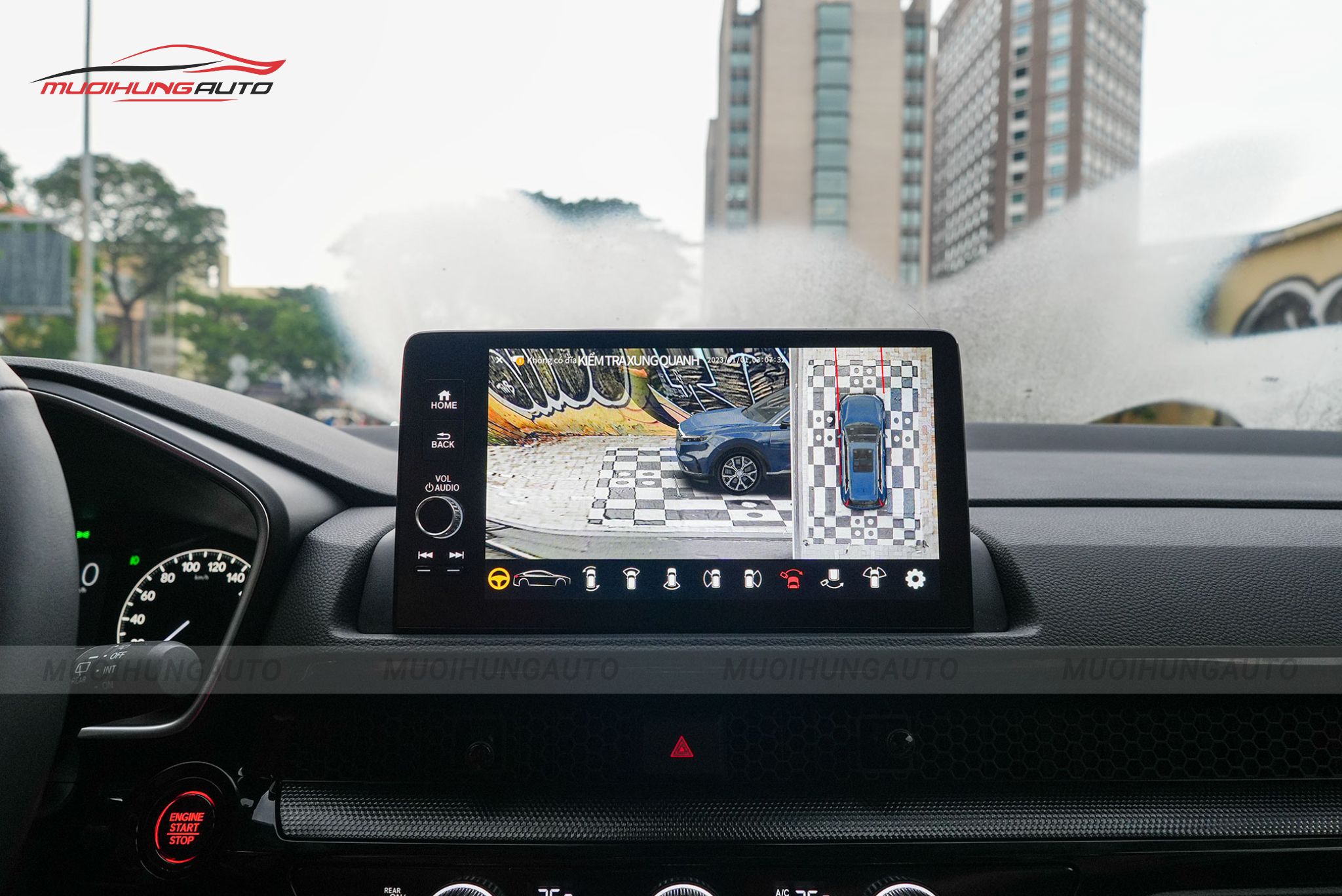 Camera 360 ô tô Honda CRV 2024