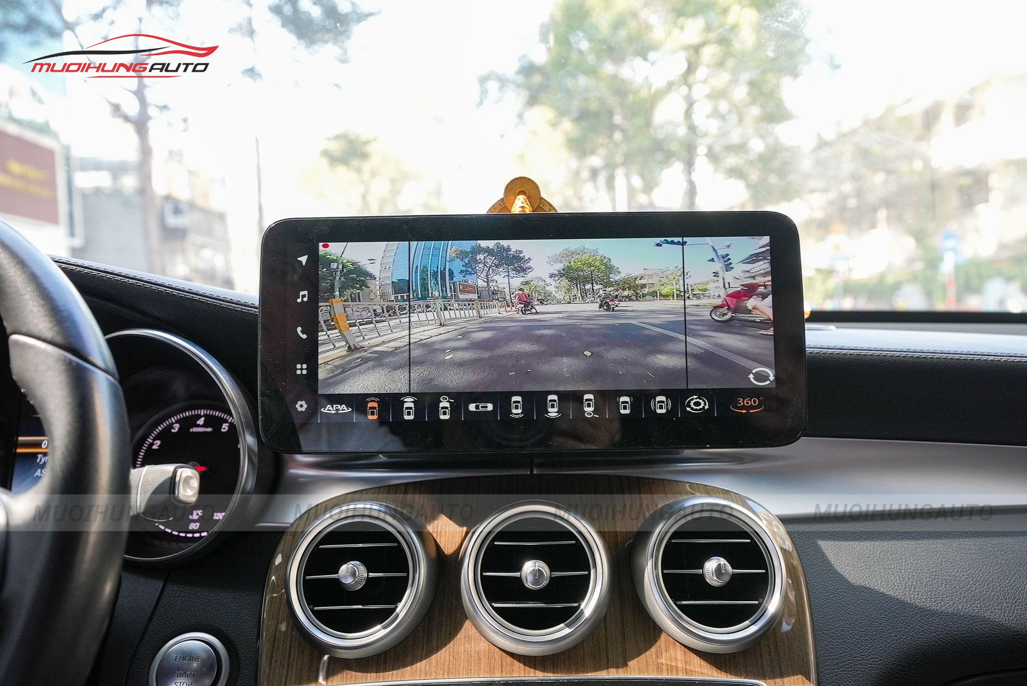 Camera 360 ô tô Mercedes GLC200 2017