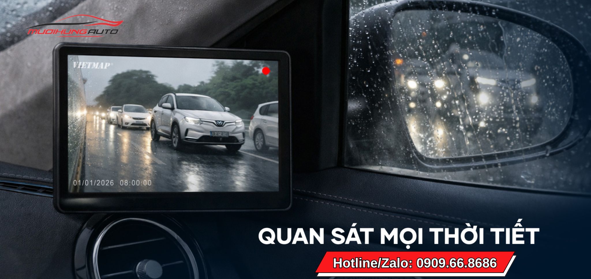 Camera gương hậu Vietmap SC620