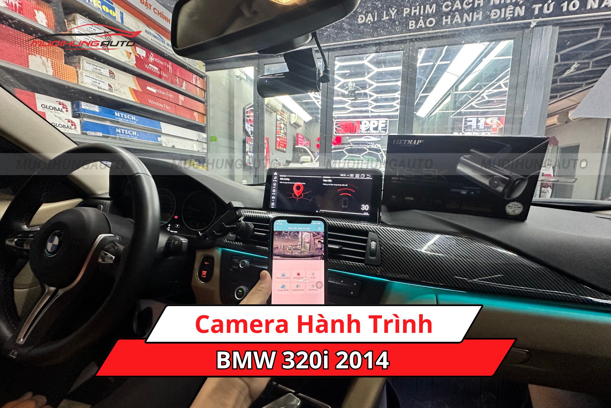 Camera hành trình BMW 320i 2014