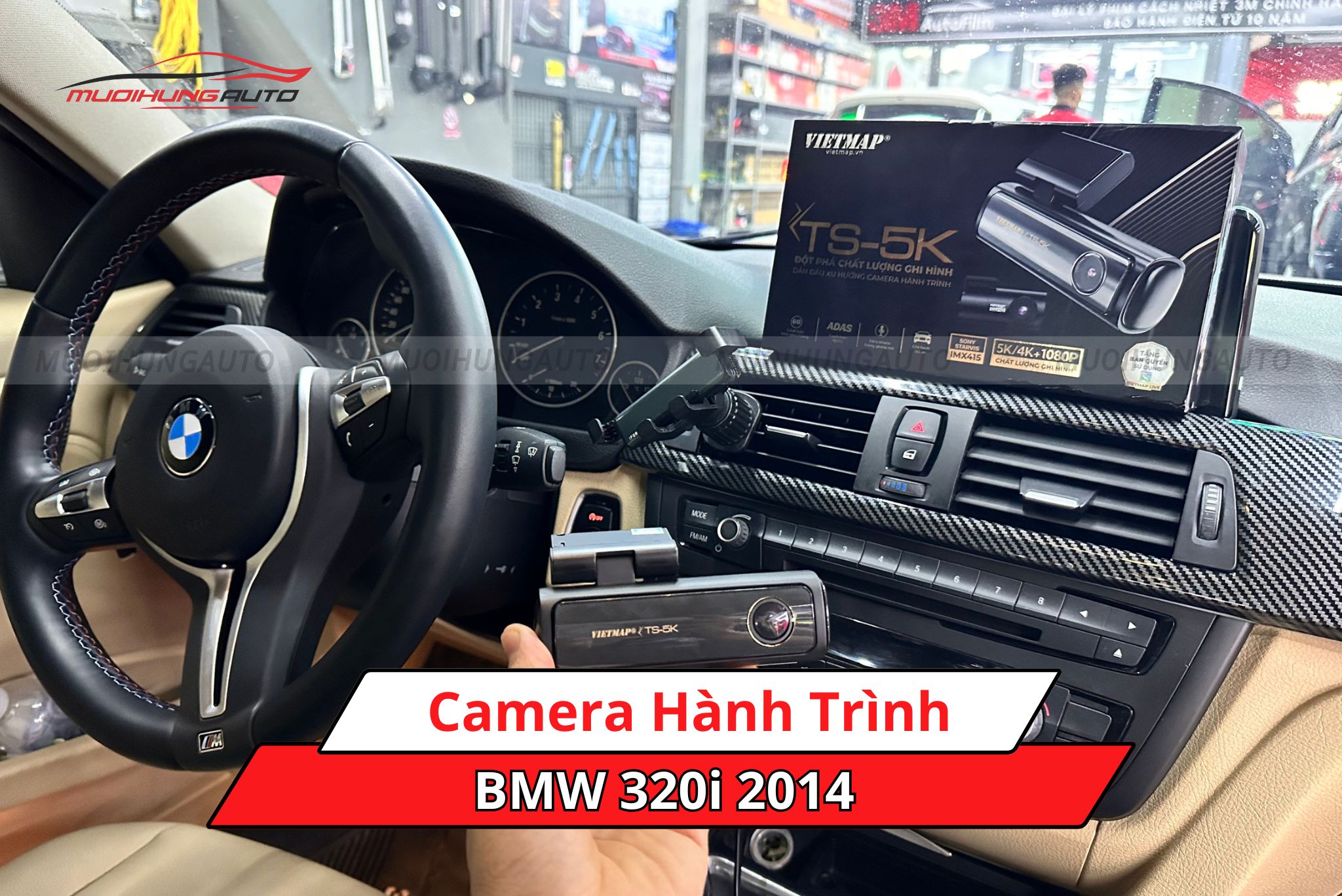 Camera hành trình cho BMW 320i 2014