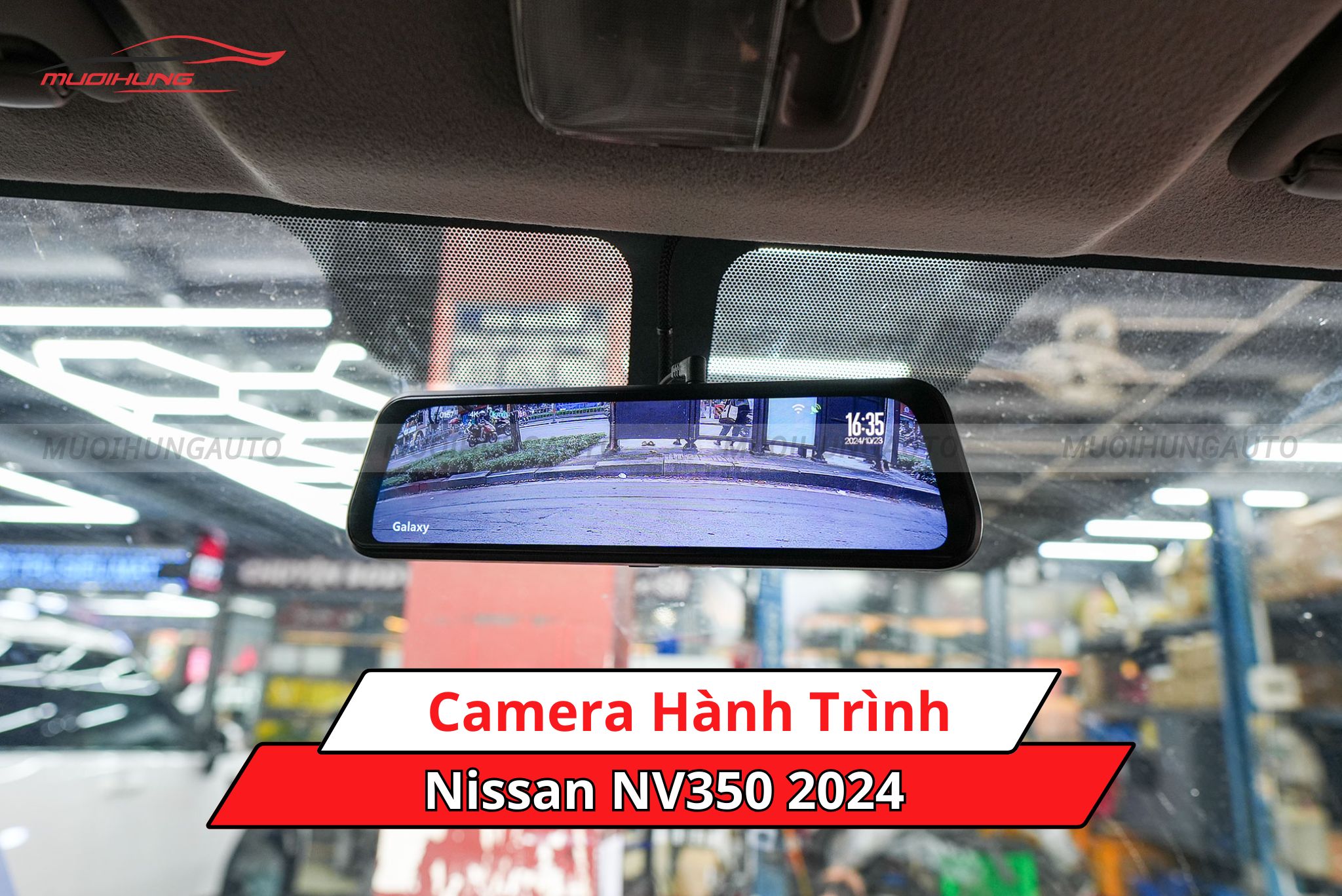 Camera hành trình cho Nissan NV350 2024