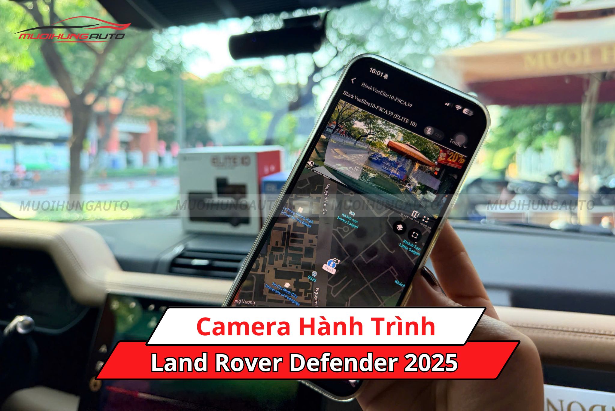 Camera hành trình cho ô tô Land Rover Defender 2025