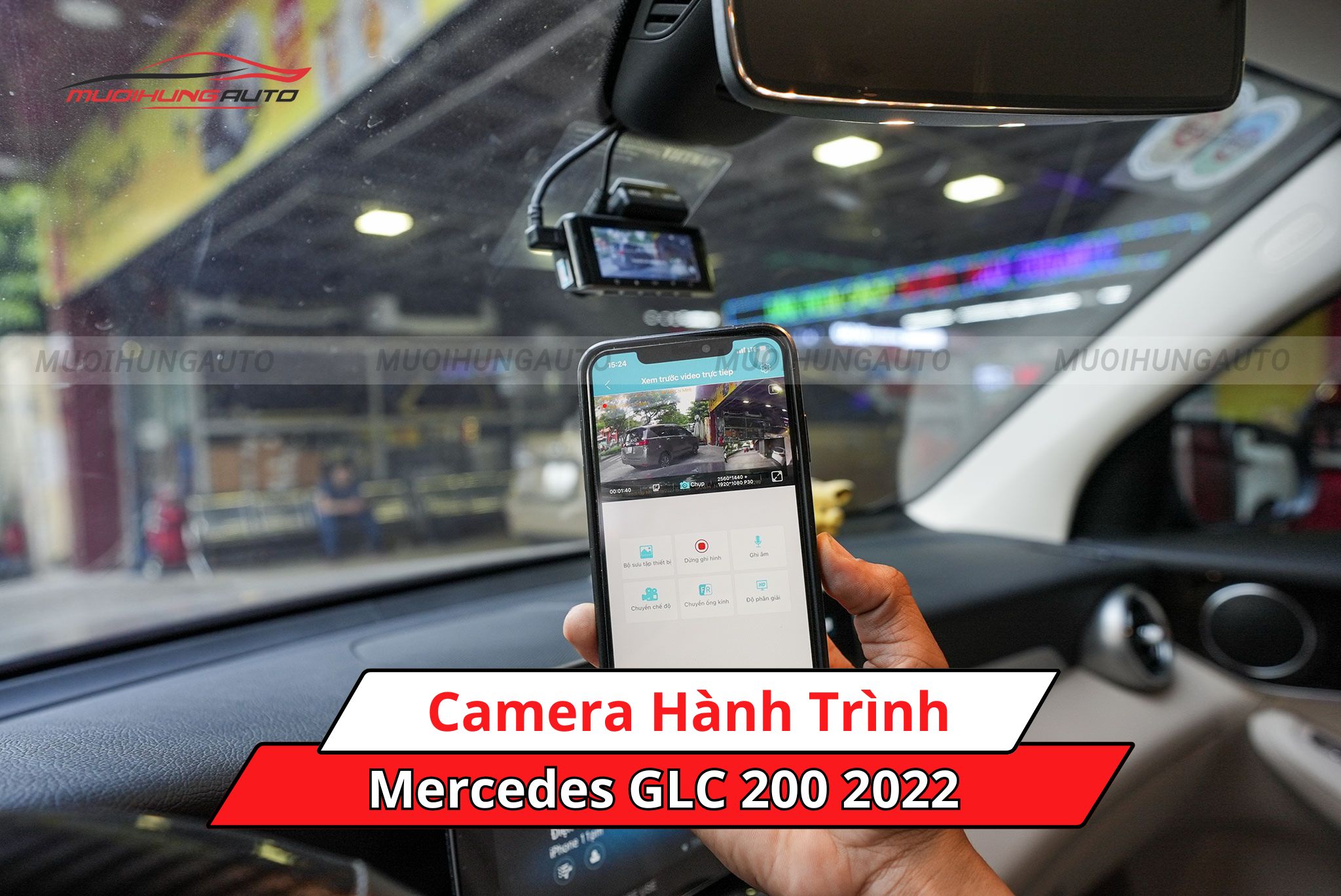 Camera hành trình cho ô tô Mercedes GLC 200 2022