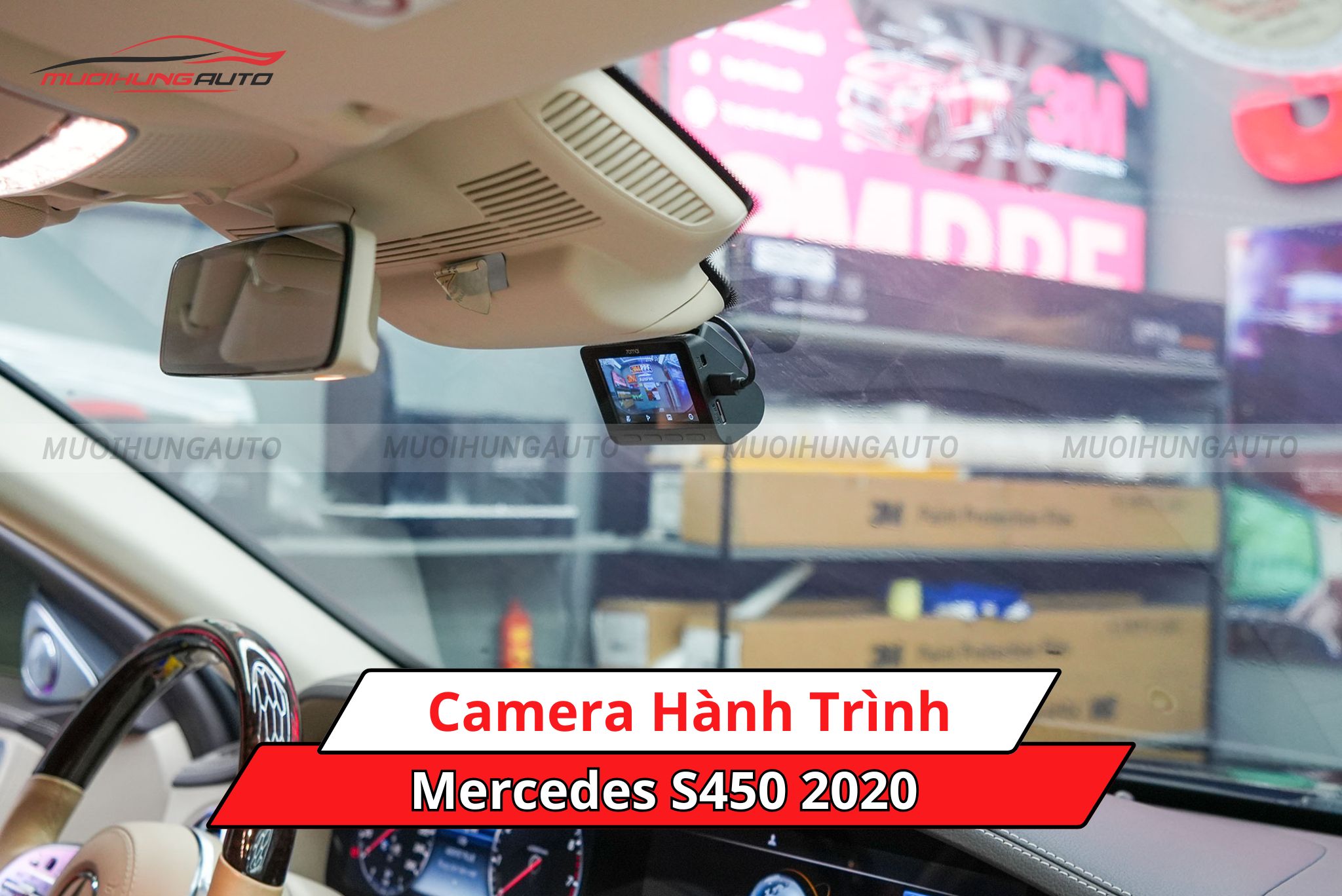 Camera hành trình cho ô tô Mercedes S450 2020