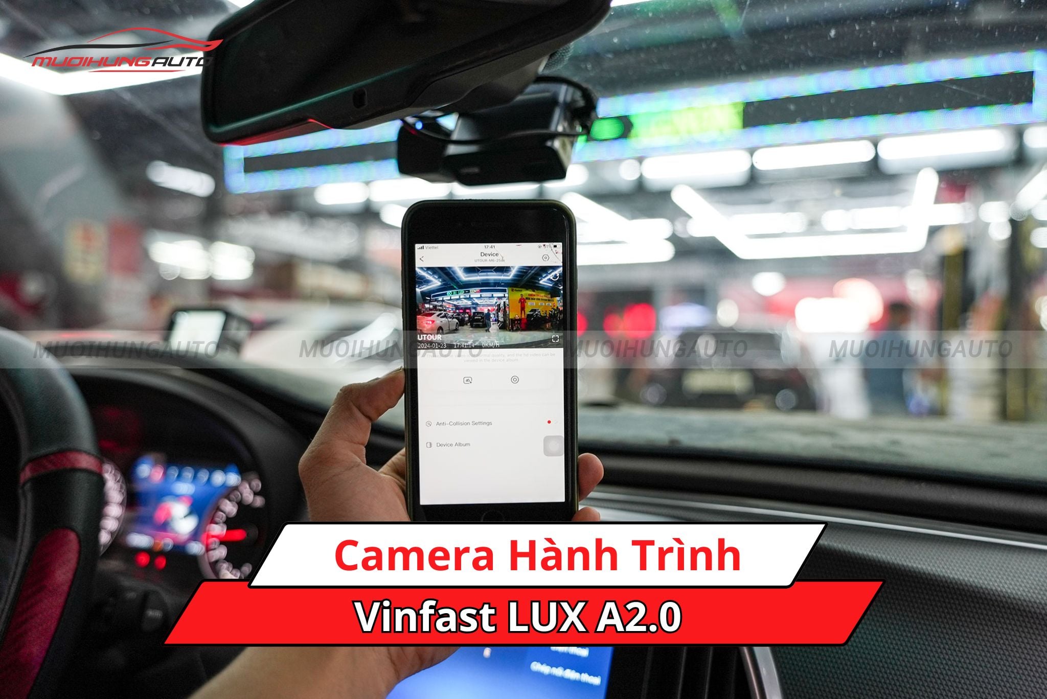 Camera hành trình cho ô tô Vinfast LUX A2.0