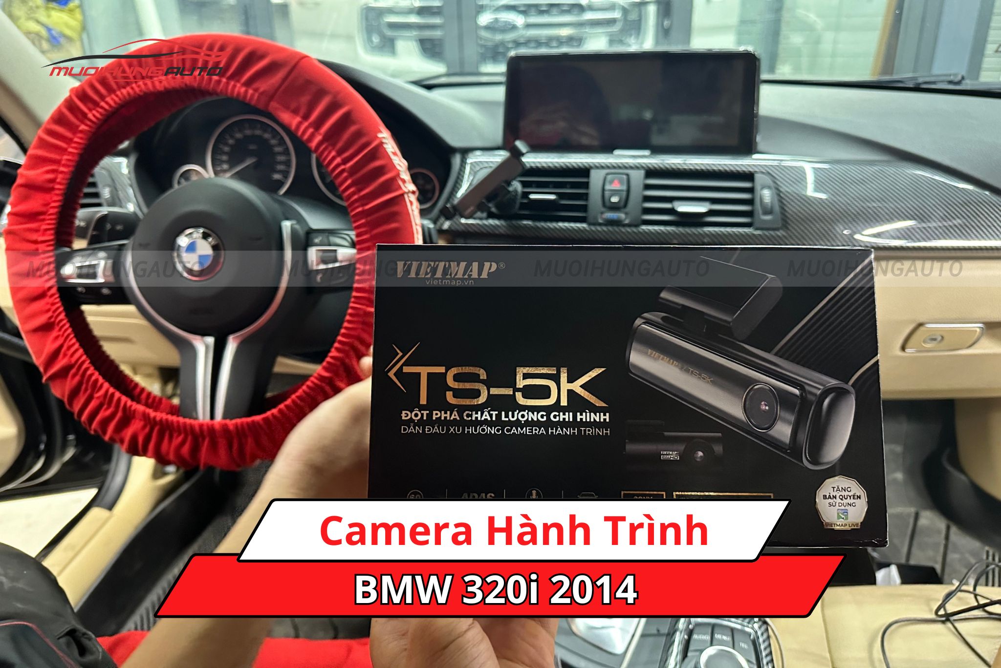 Camera hành trình cho xe BMW 320i 2014