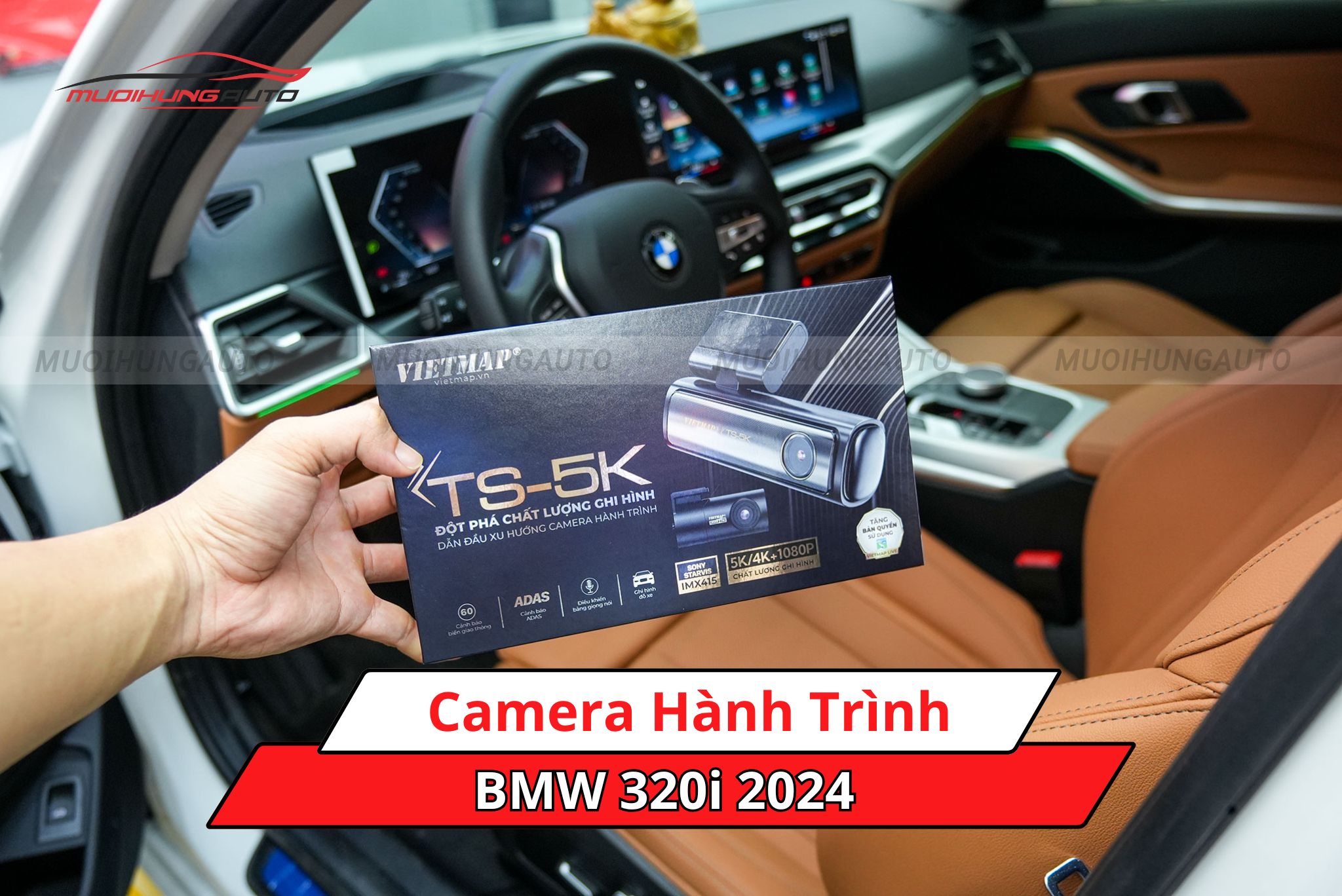 Camera hành trình cho xe BMW 320i 2024