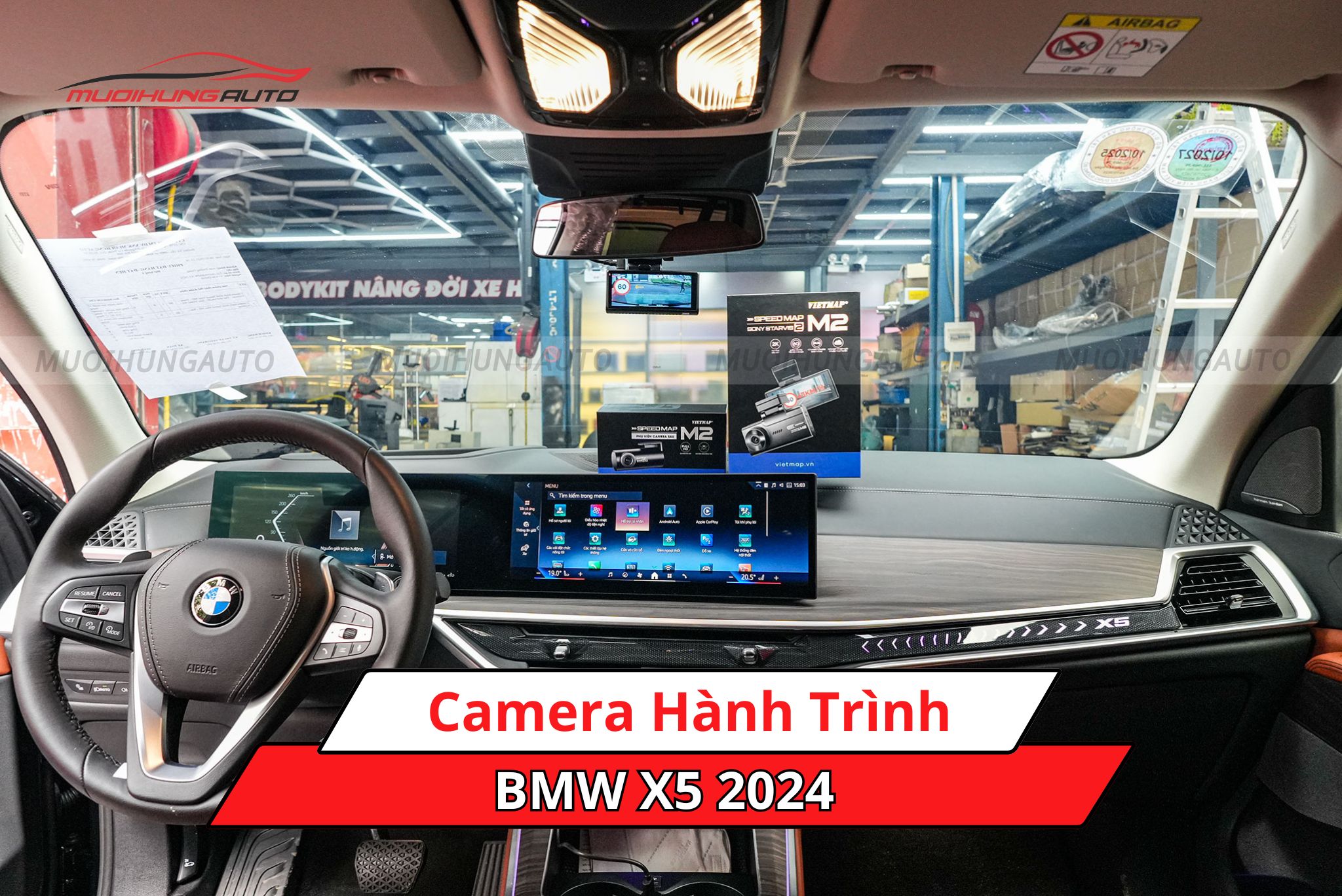 Camera hành trình cho xe BMW X5 2024