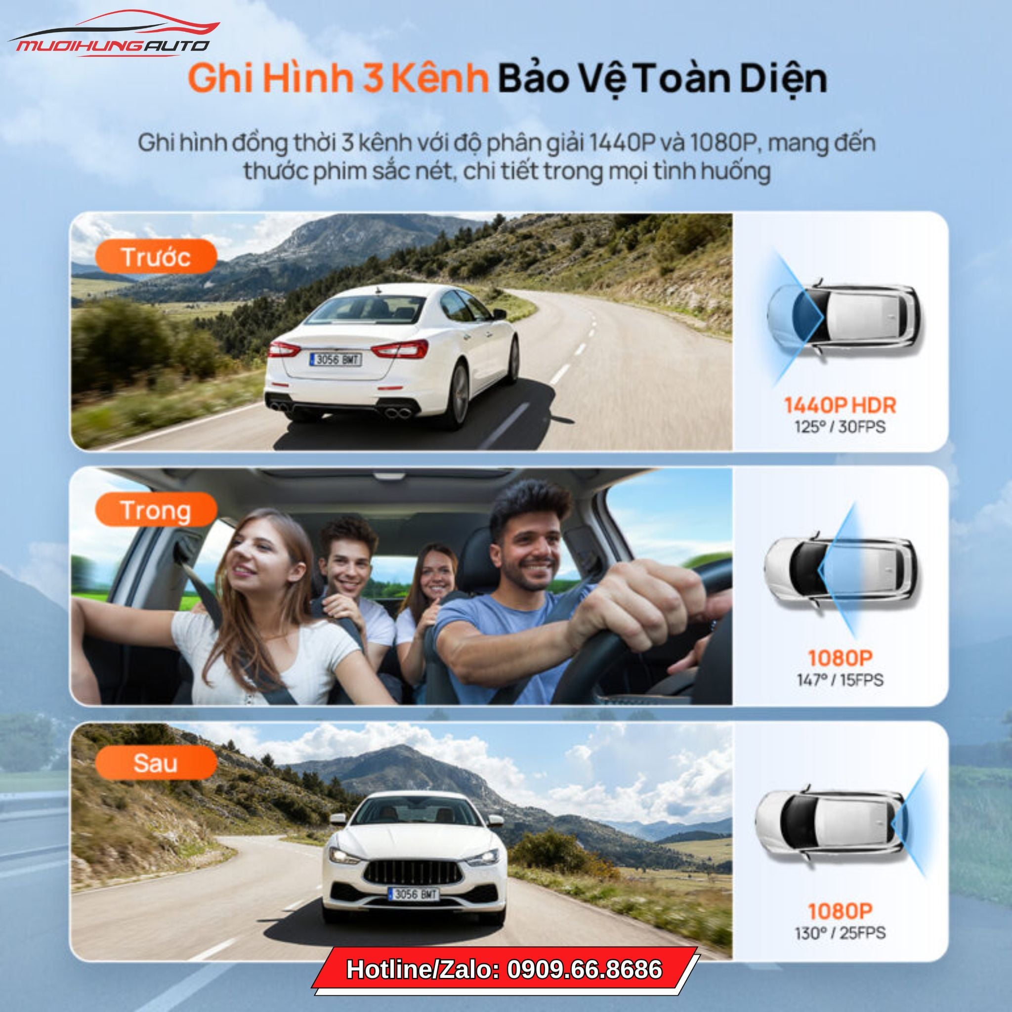 Camera hành trình cho xe hơi Xiaomi 70mai T400