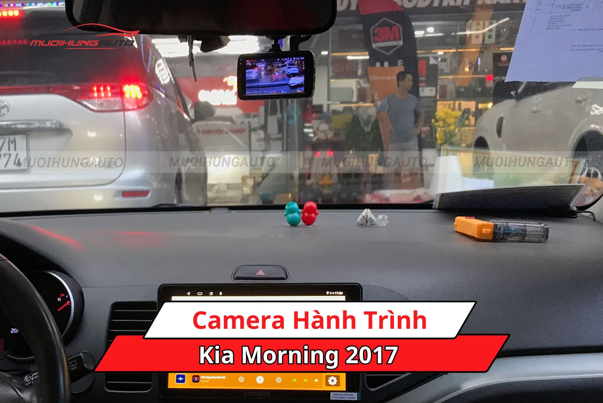 Camera hành trình cho xe Kia Morning 2017