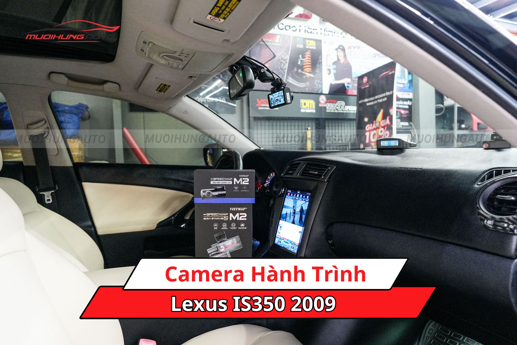 Camera hành trình cho xe Lexus IS350 2009