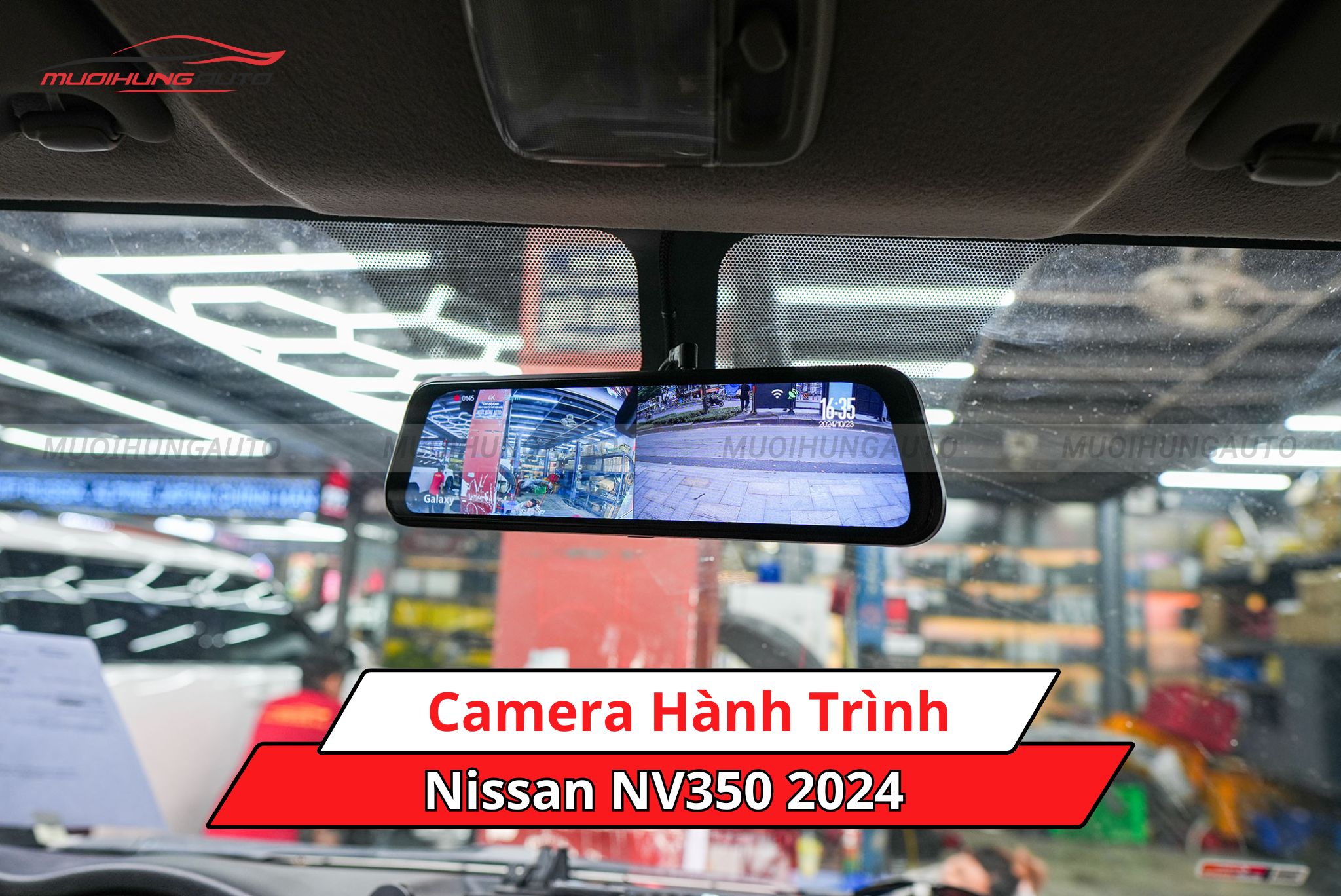 Camera hành trình cho xe Nissan NV350 2024