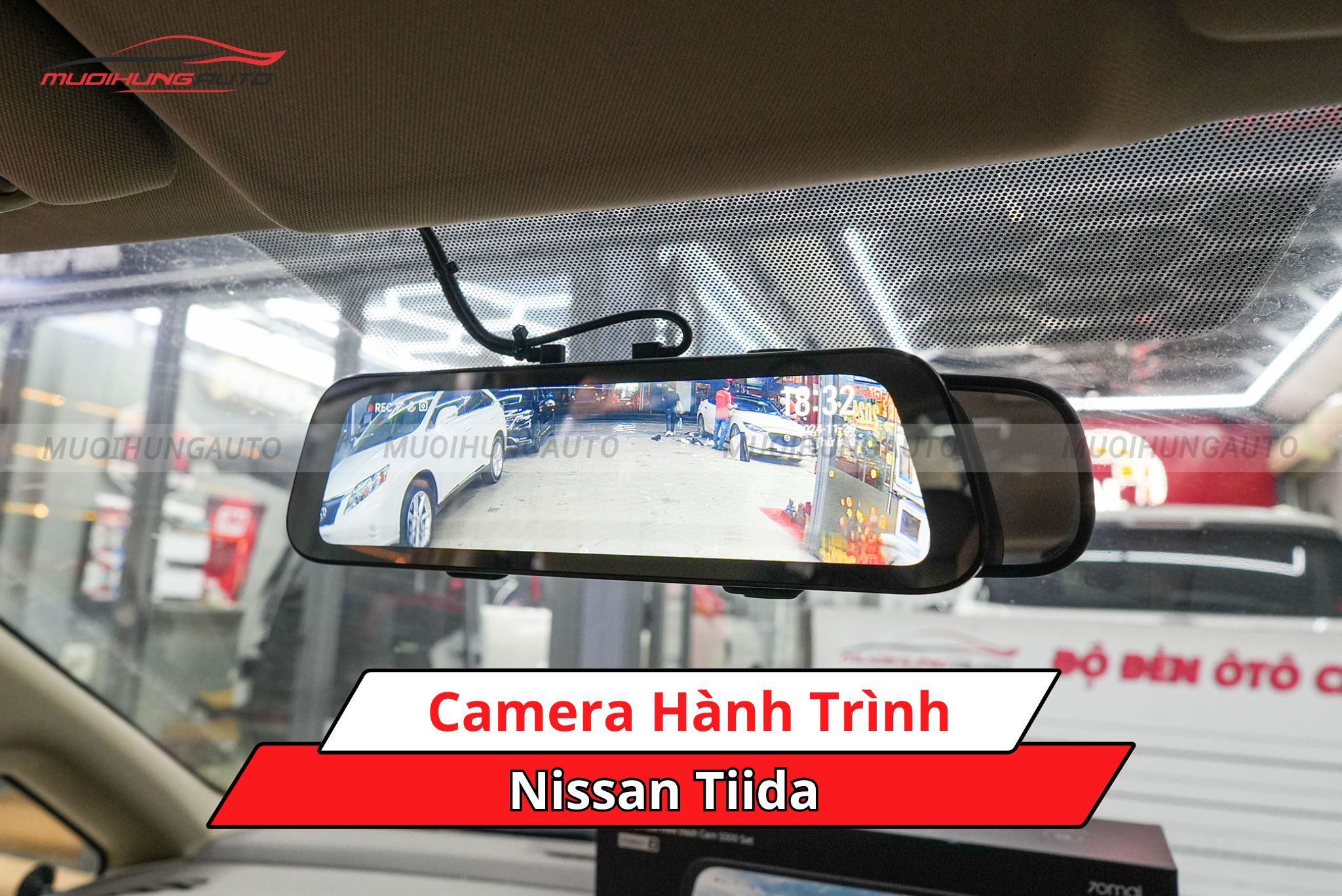 Camera hành trình cho xe Nissan Tiida