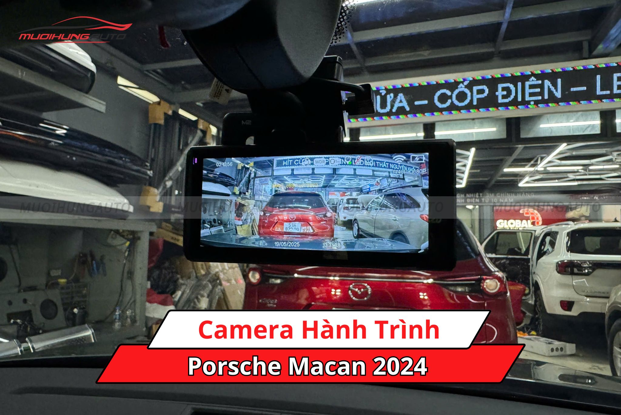 Camera hành trình cho xe Porsche Macan 2024