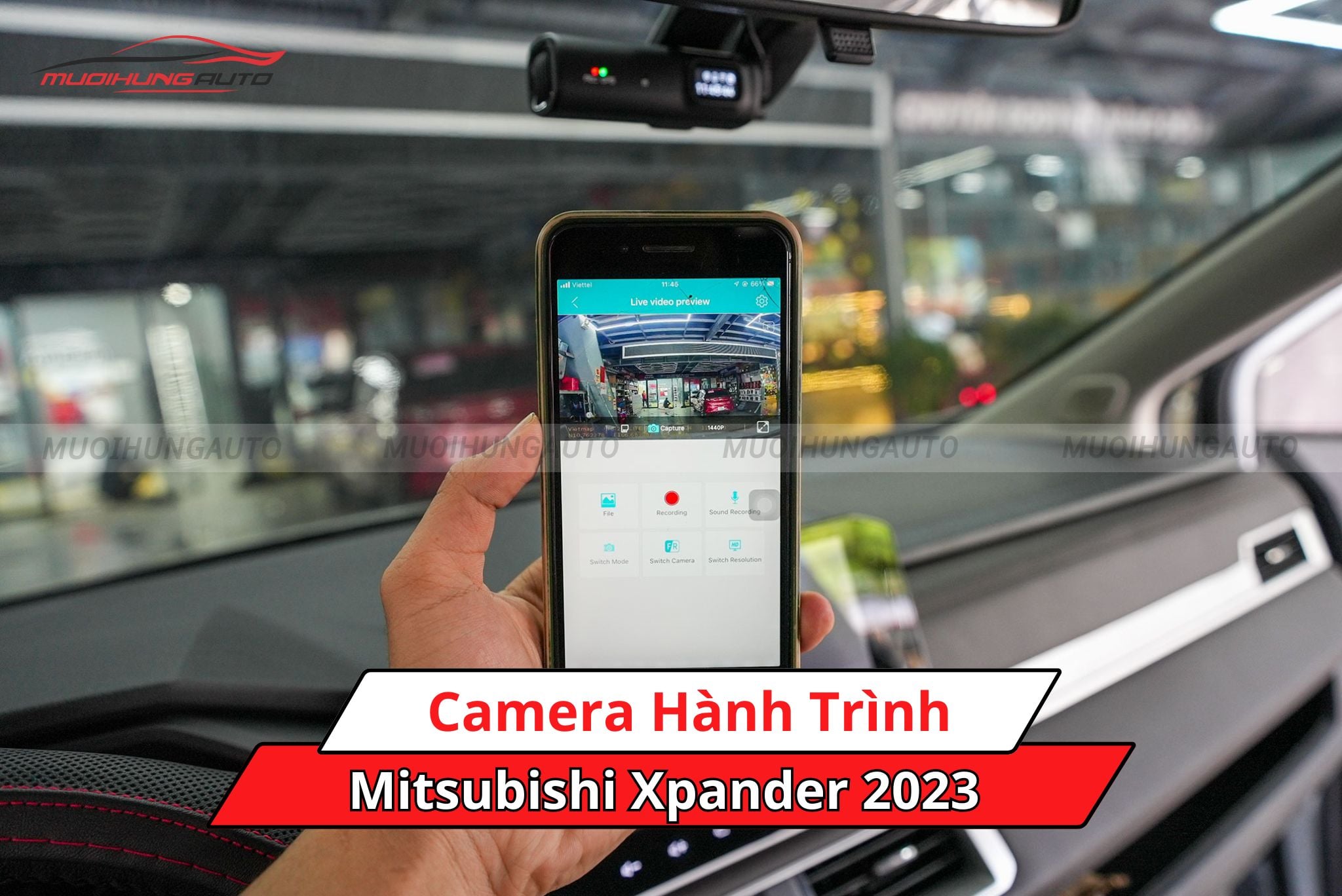 Camera hành trình Mitsubishi Xpander 2023