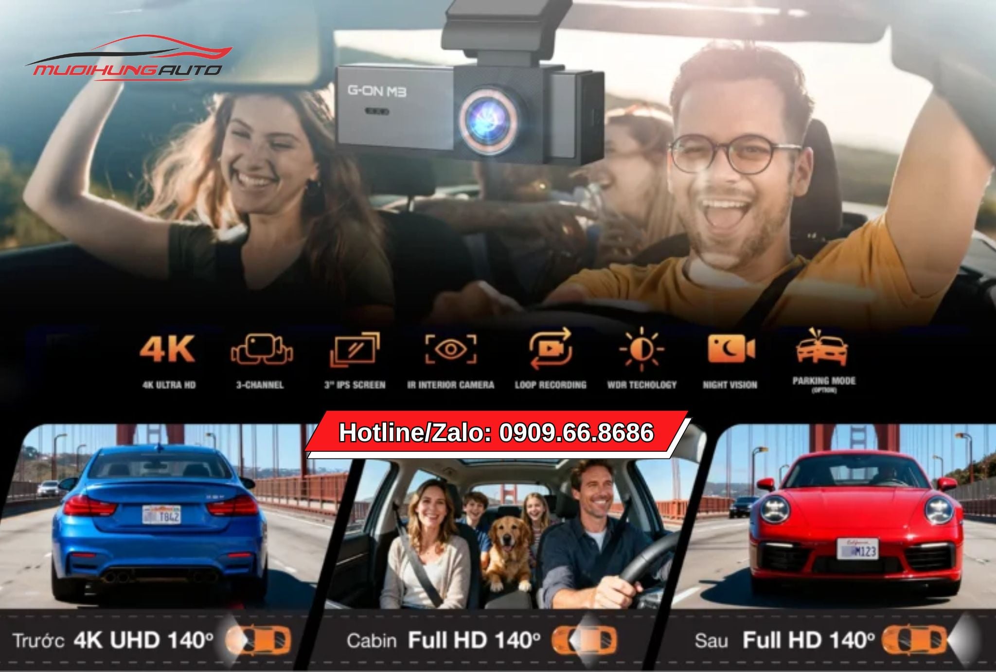 Camera hành trình MSPORT G-ON M3