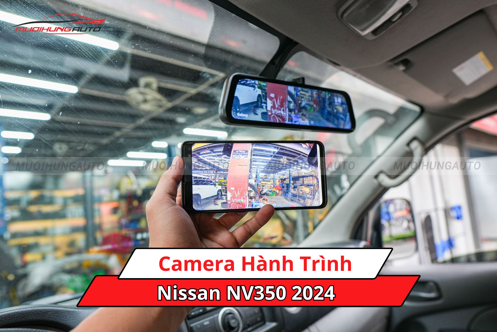 Camera hành trình Nissan NV350 2024