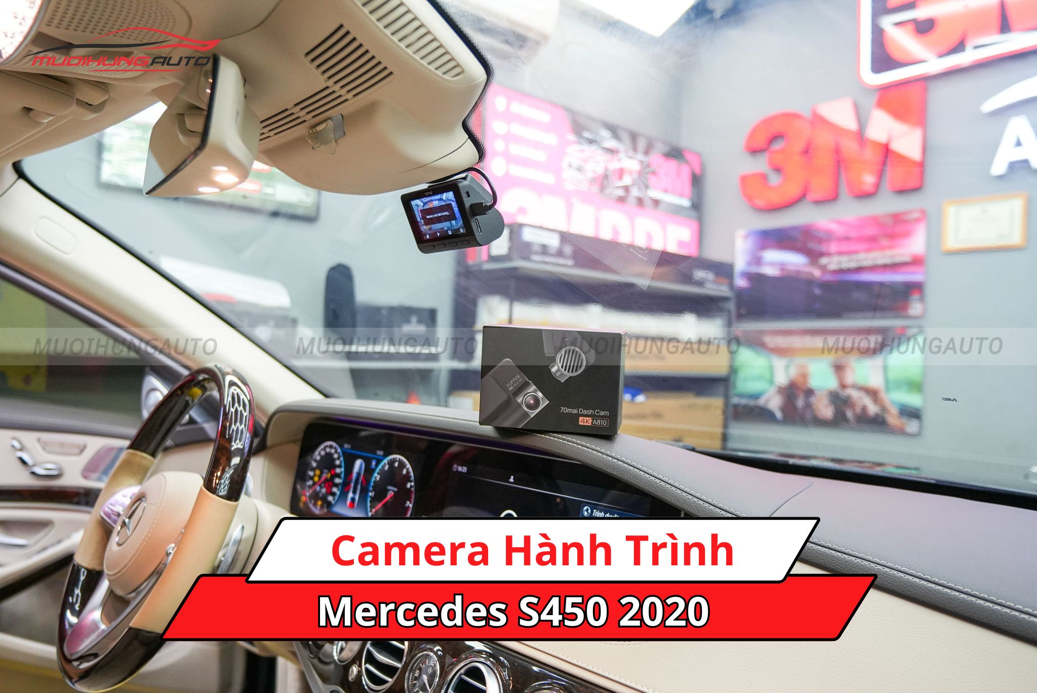 Camera hành trình ô tô Mercedes S450 2020