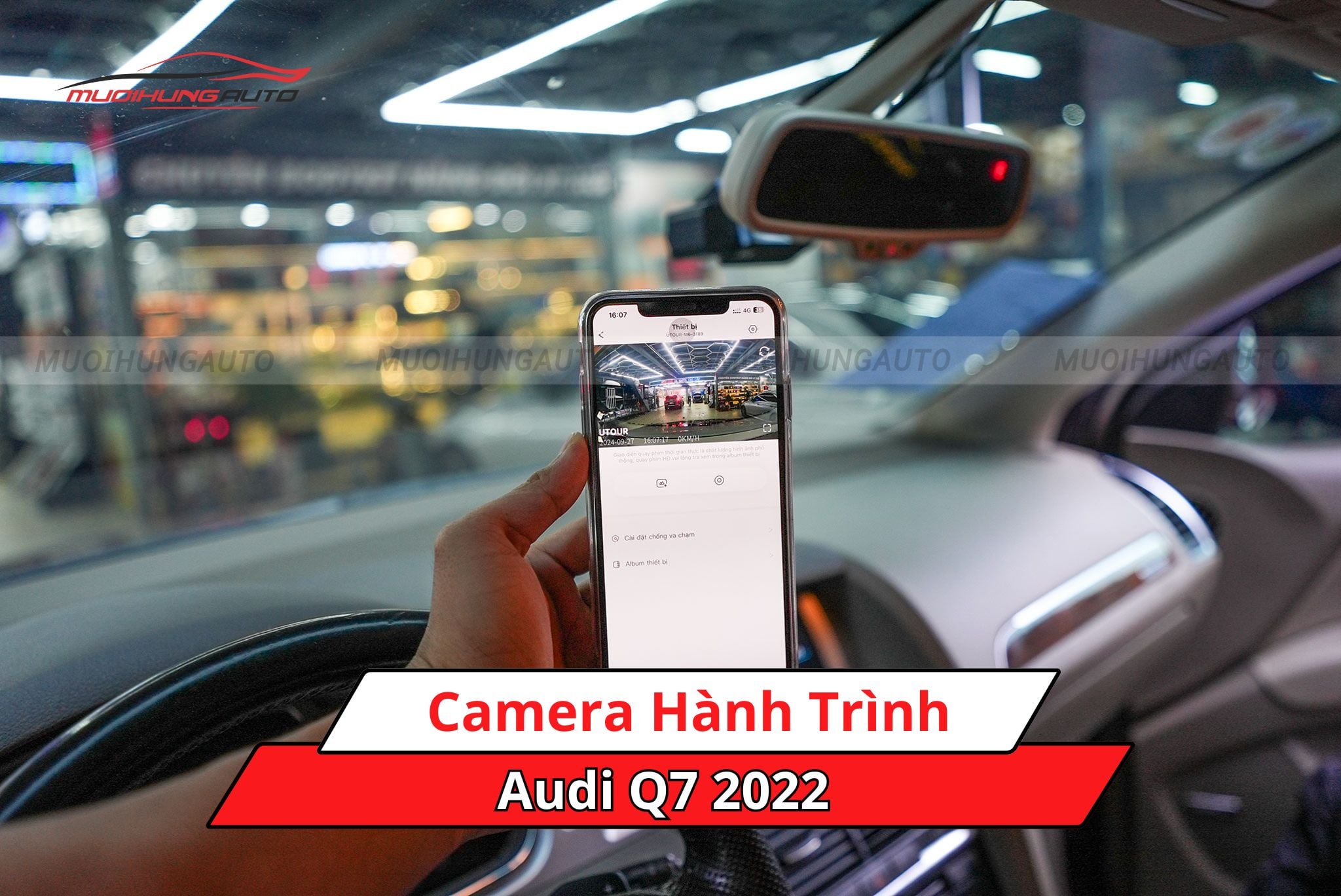 Camera hành trình xe Audi Q7 2022