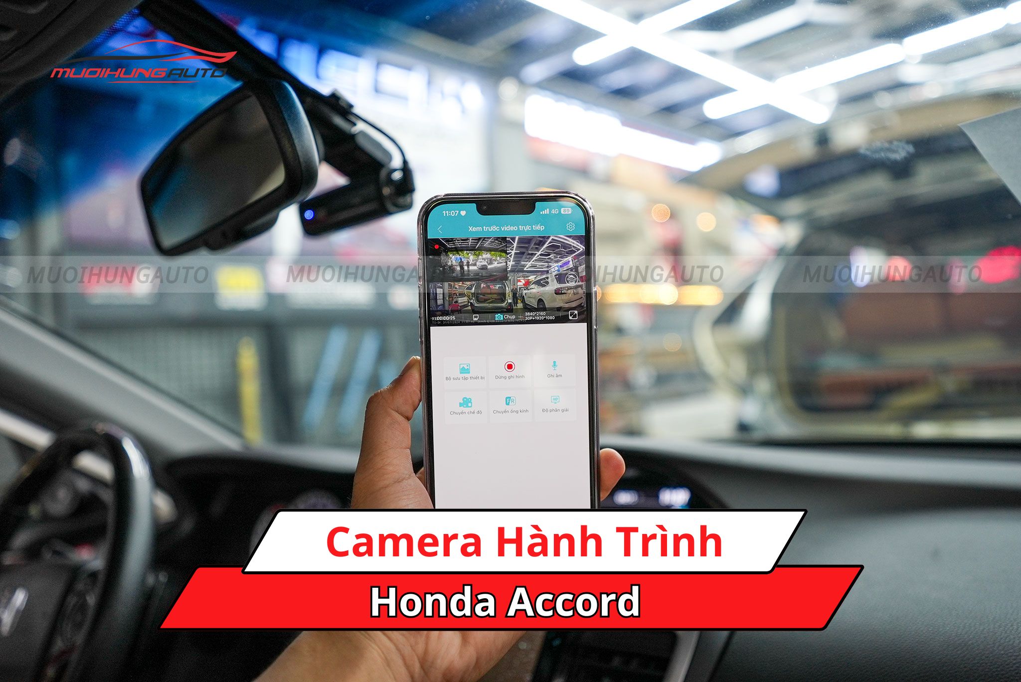 Camera hành trình xe hơi Honda Accord