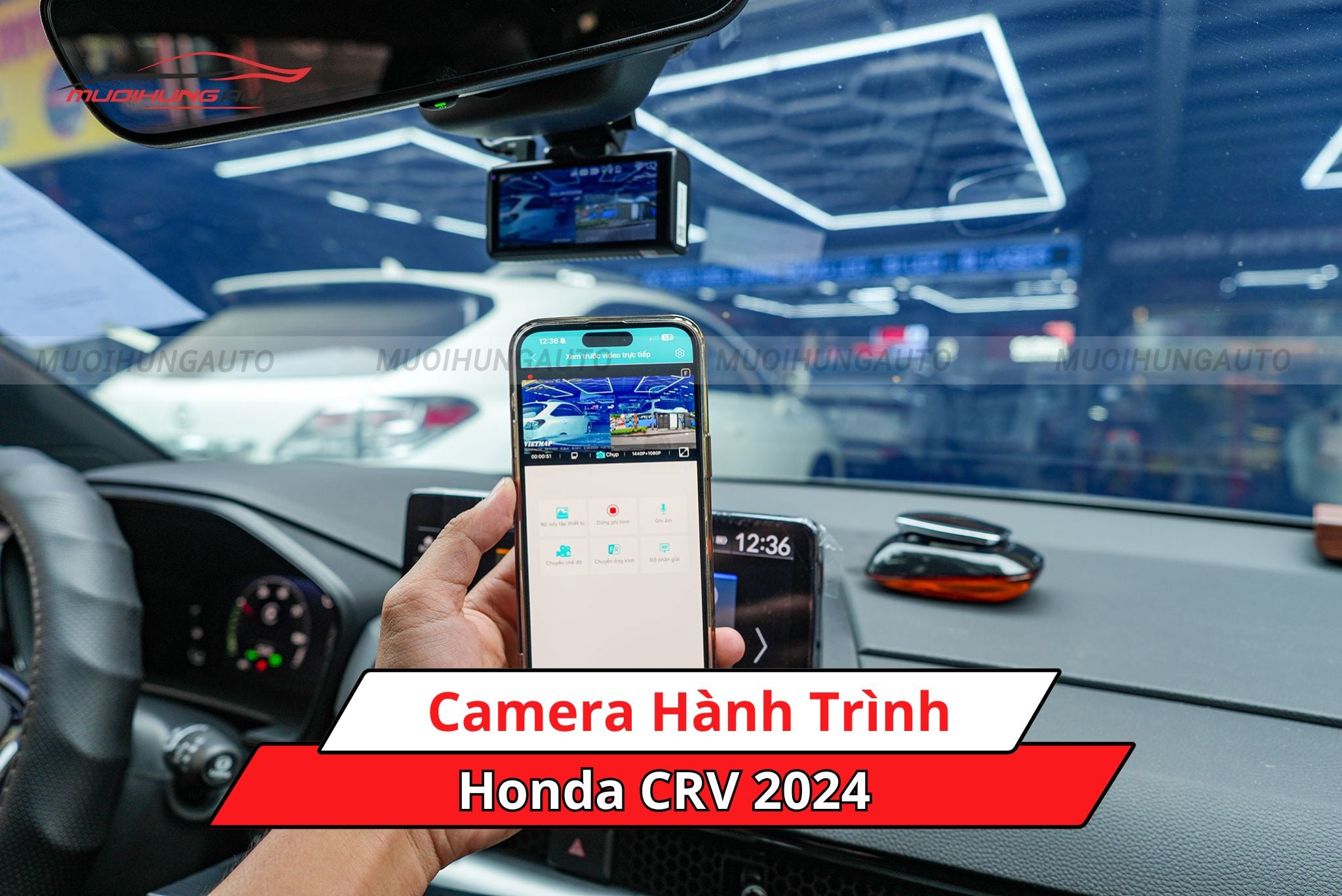 Camera hành trình xe hơi Honda CRV 2024