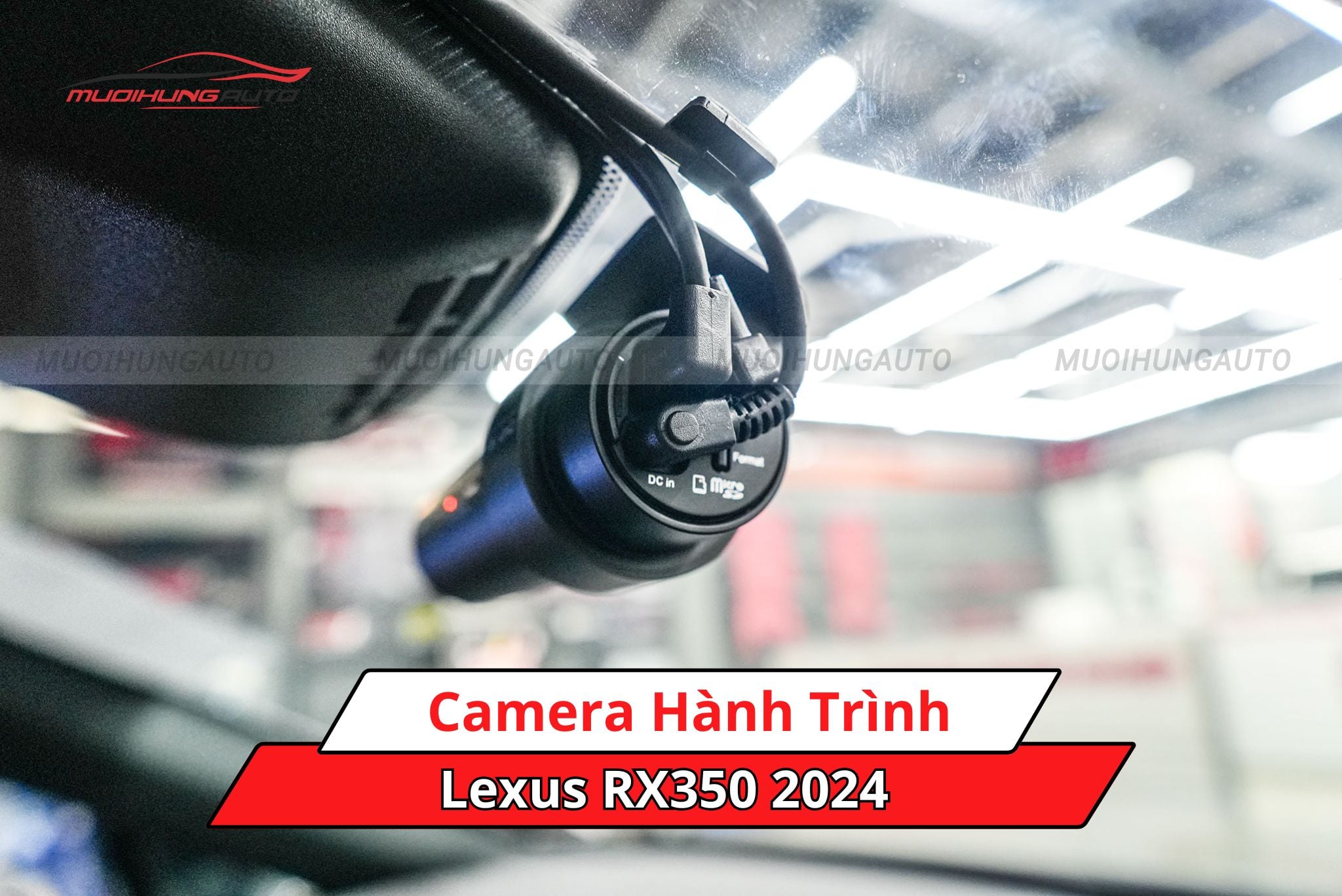 Camera hành trình xe hơi Lexus RX350 2024