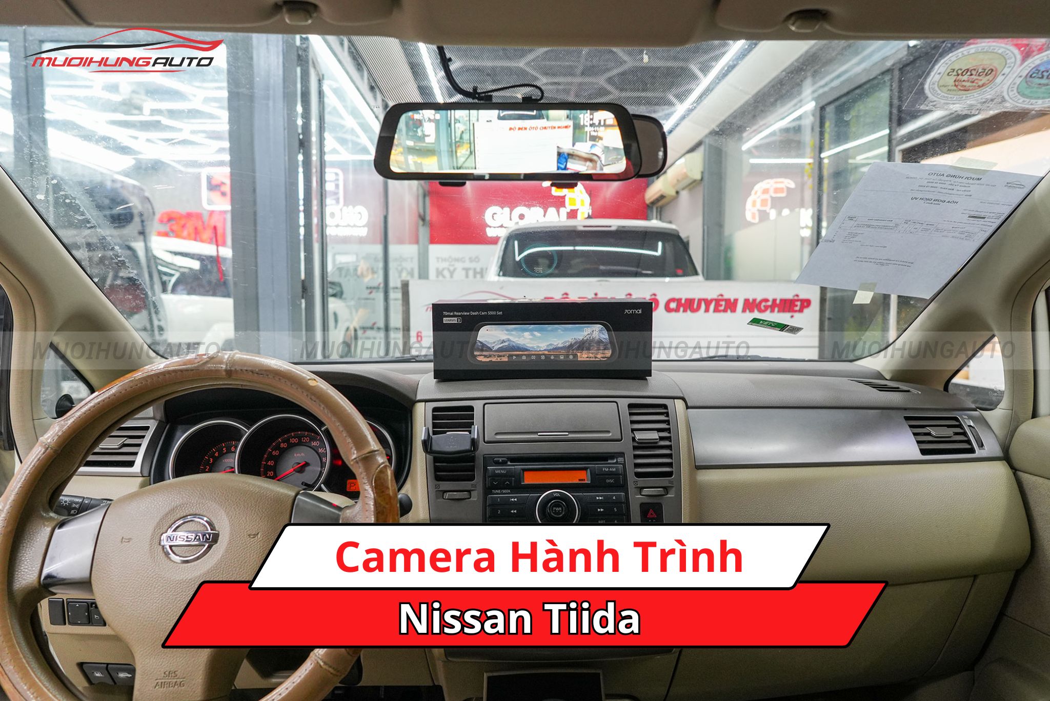 Camera hành trình xe Nissan Tiida