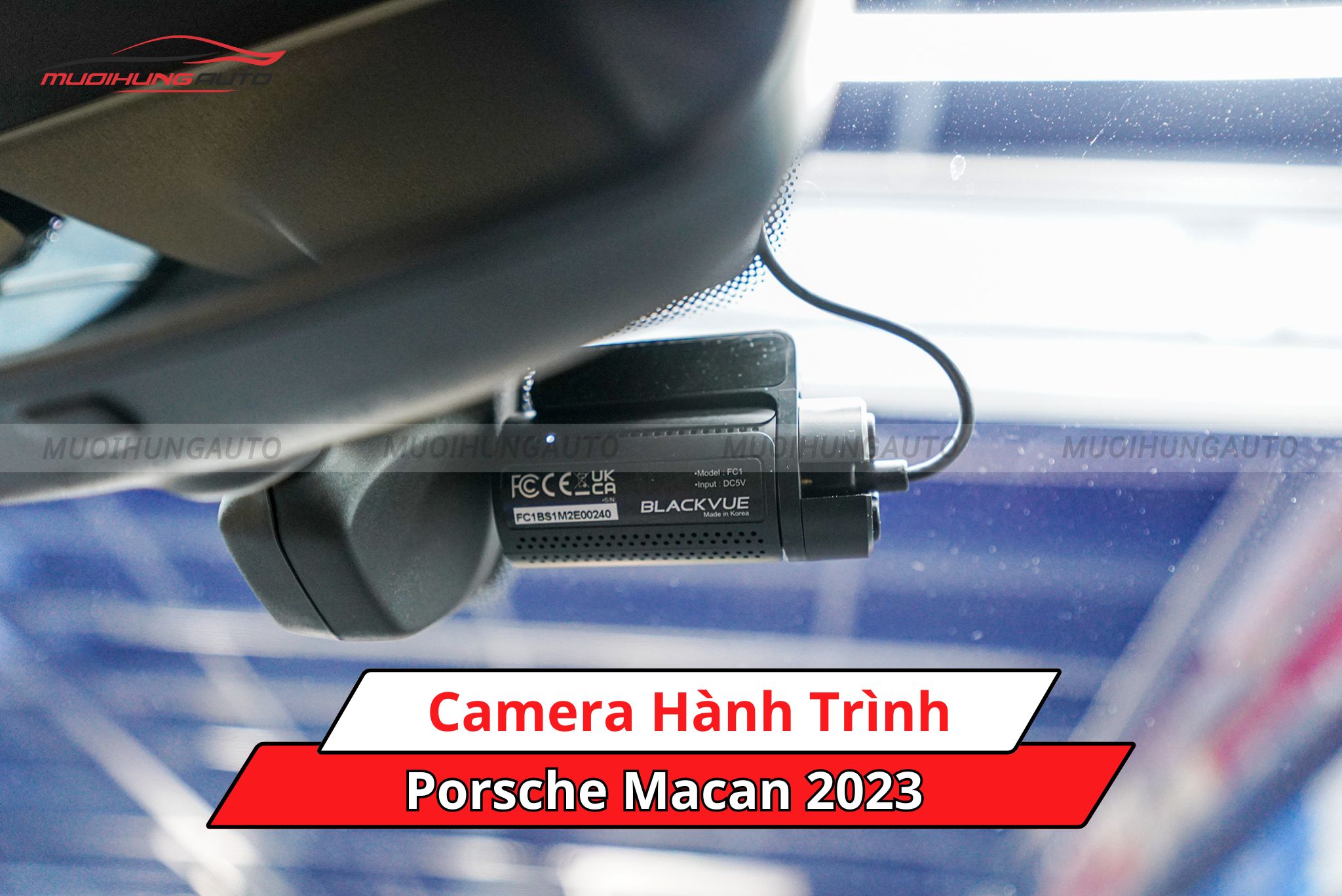 Camera hành trình xe Porsche Macan 2023