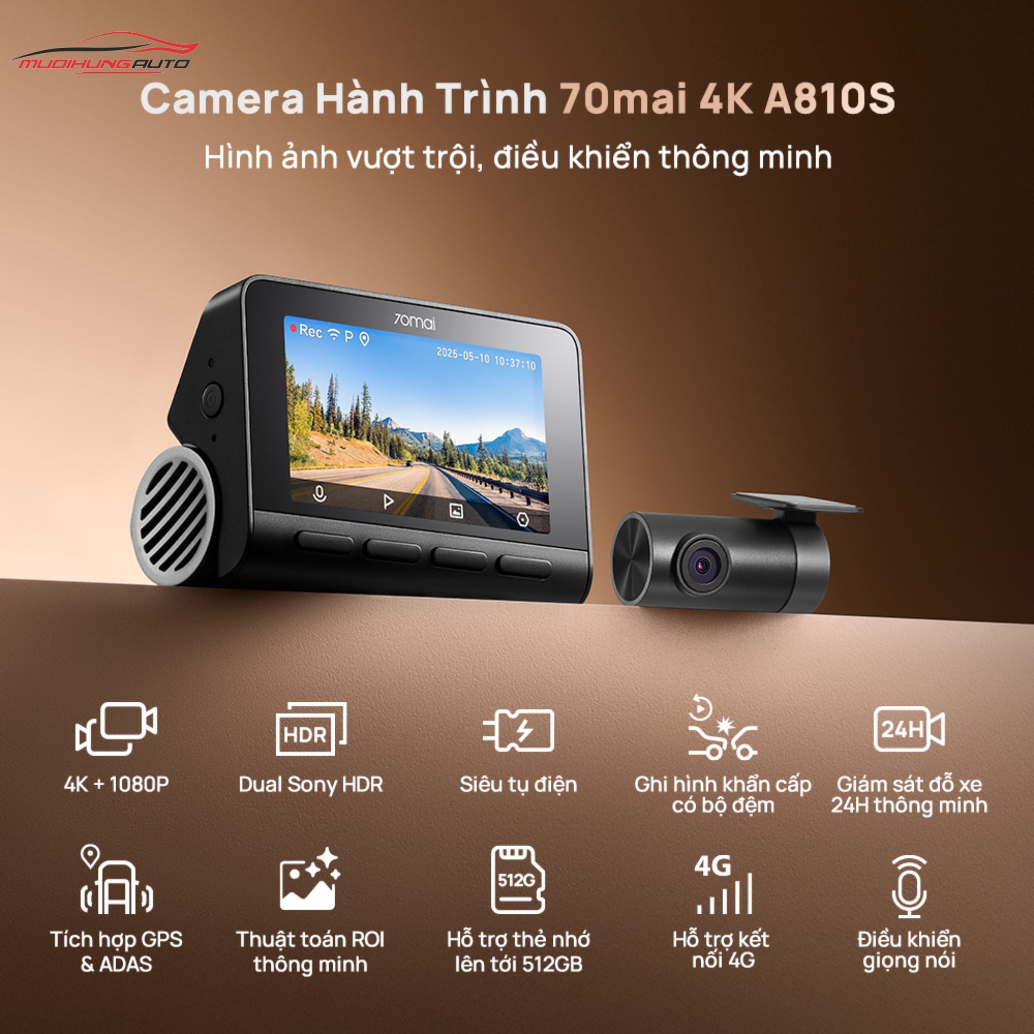 Camera hành trình Xiaomi 70mai A810S