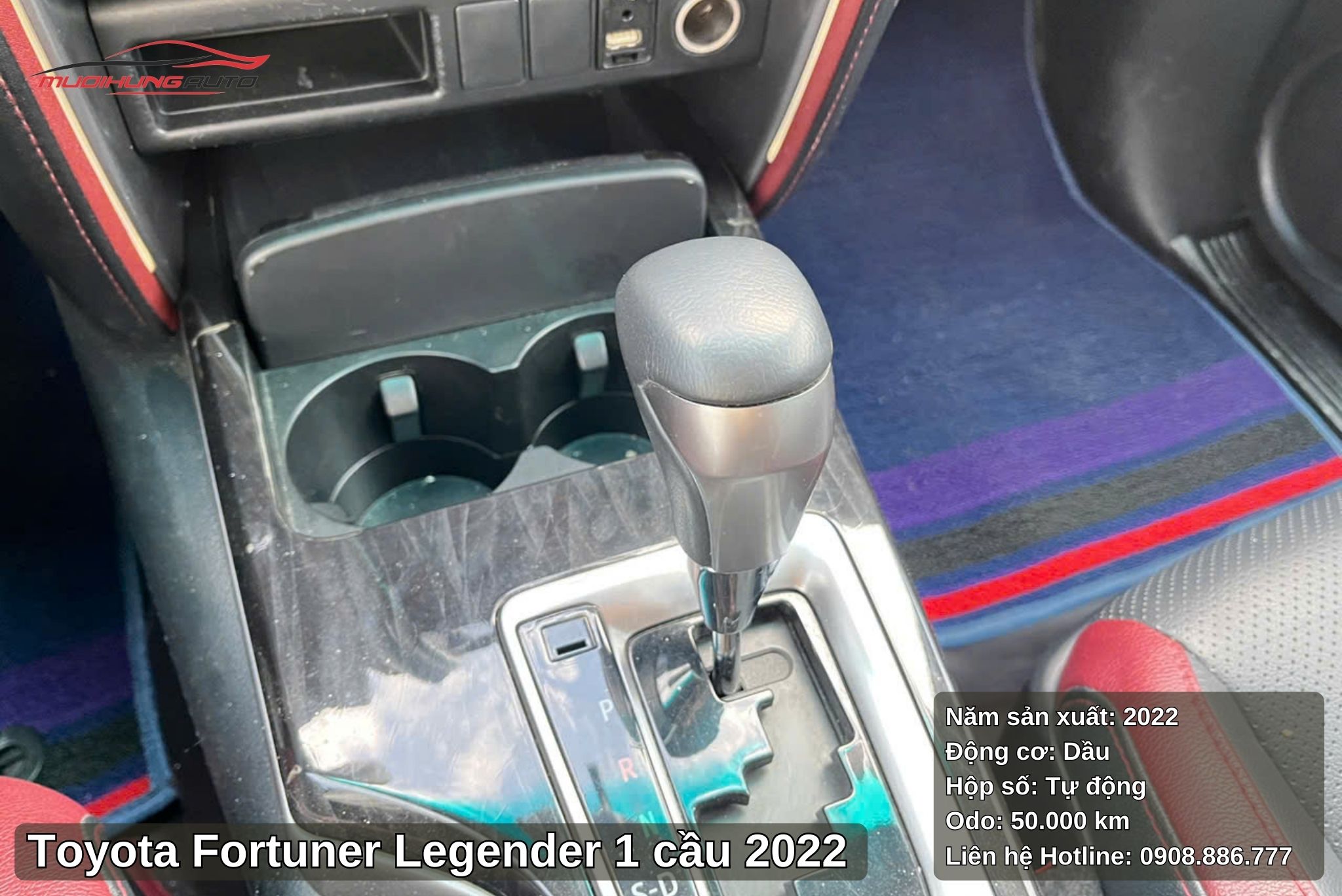Cần số xe Toyota Fortuner Legender 1 cầu 2022