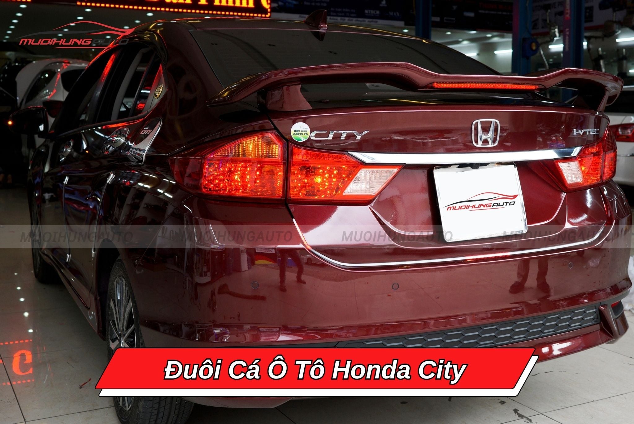 Cánh đuôi cá ô tô Honda City