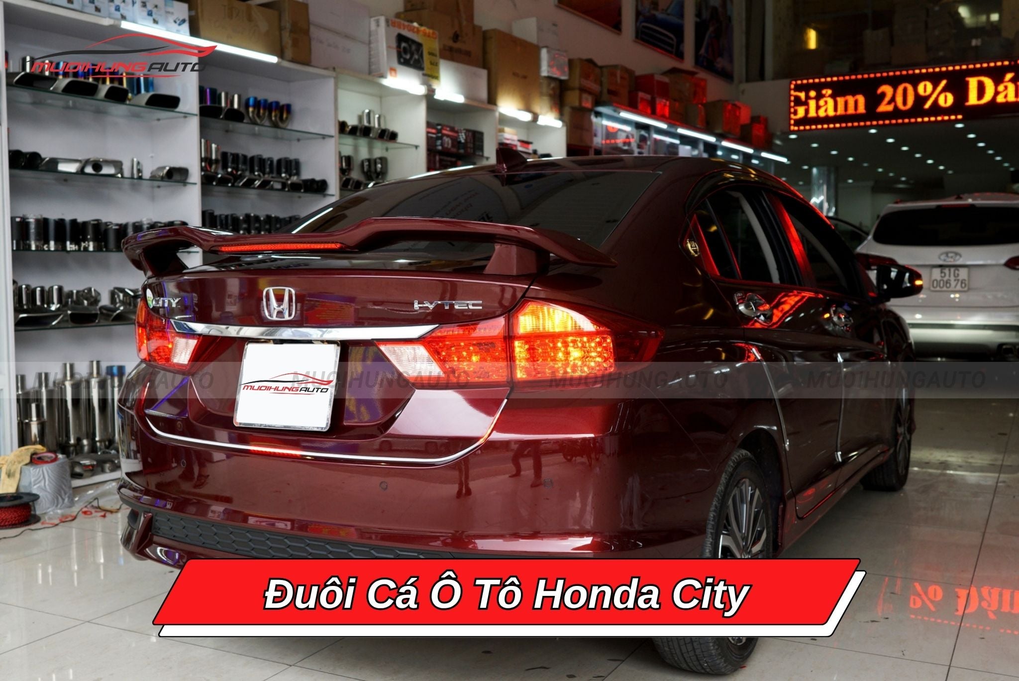 Cánh gió ô tô Honda City