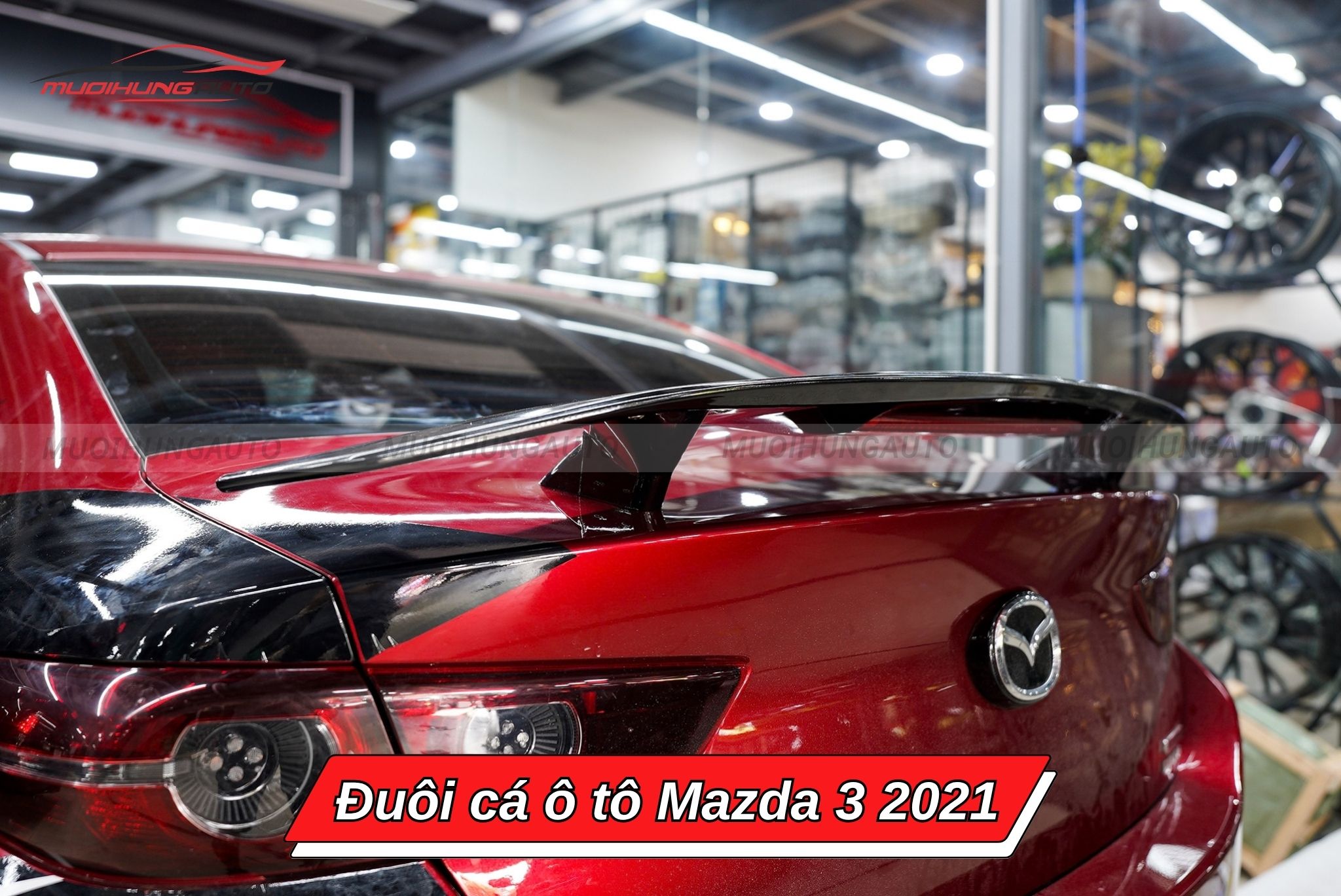 Cánh lướt gió ô tô Mazda 3 2021