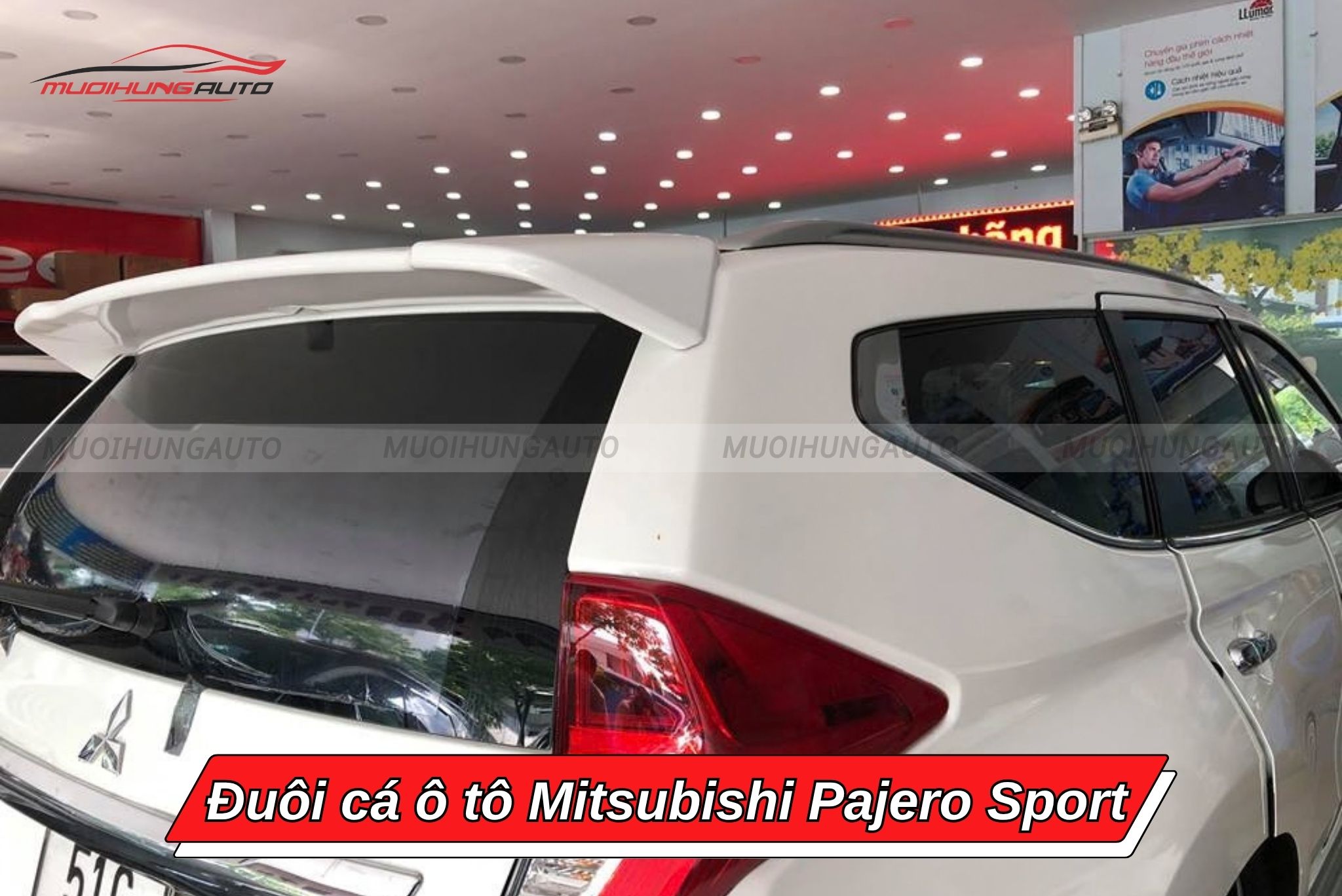 Cánh lướt gió ô tô Mitsubishi Pajero Sport