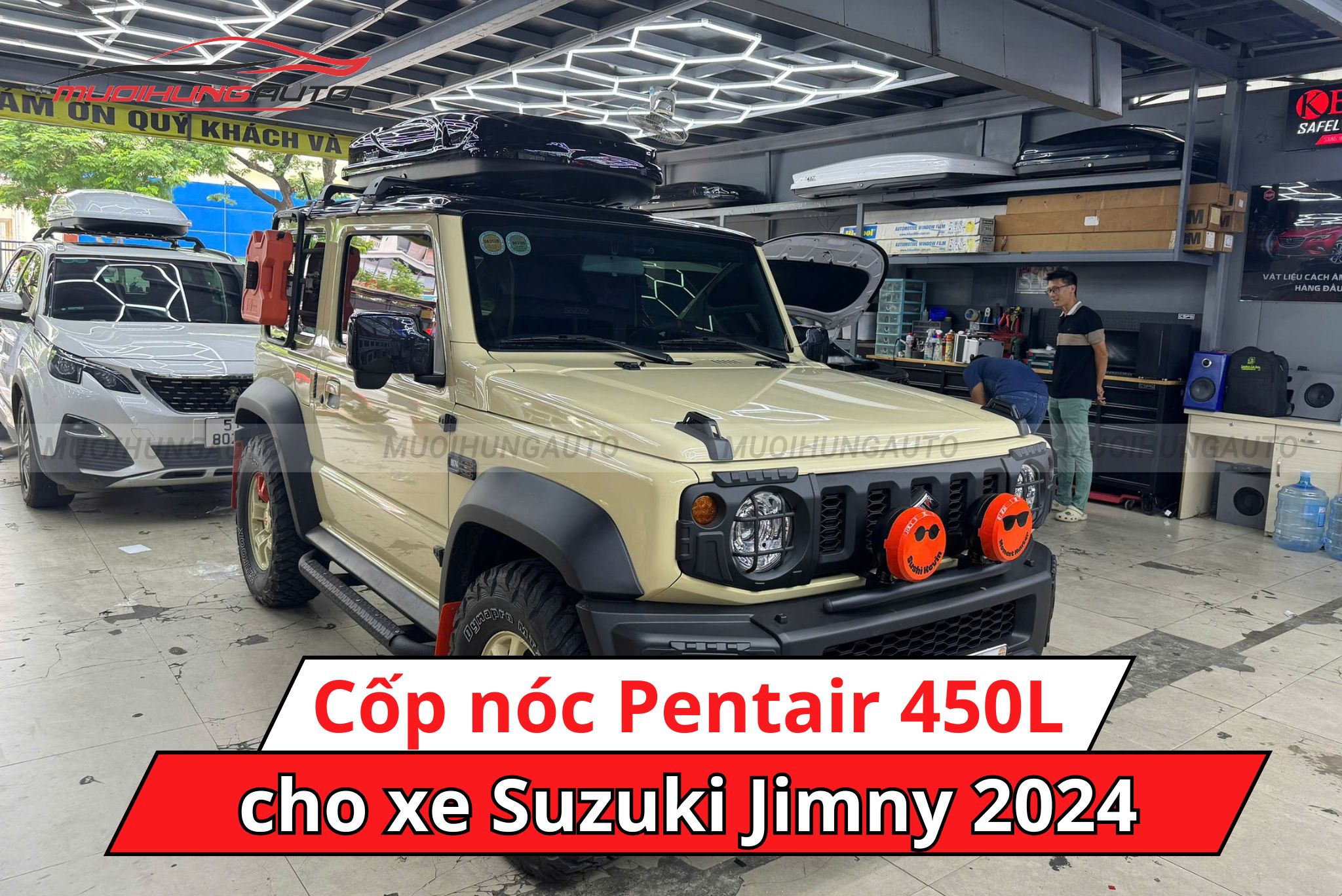 Cốp nóc Pentair 450L cho Suzuki Jimny