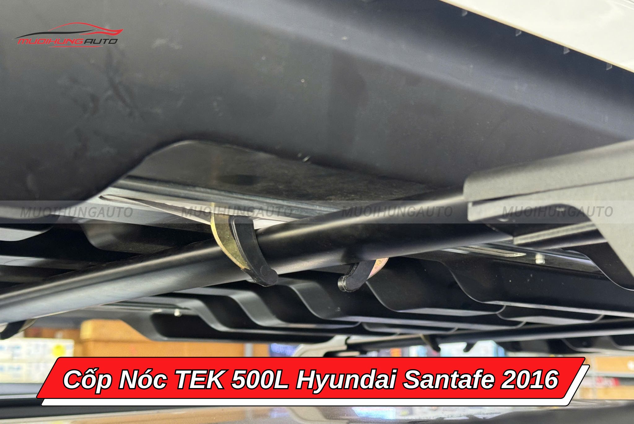 Cốp nóc TEK 500L ô tô Hyundai Santafe 2016