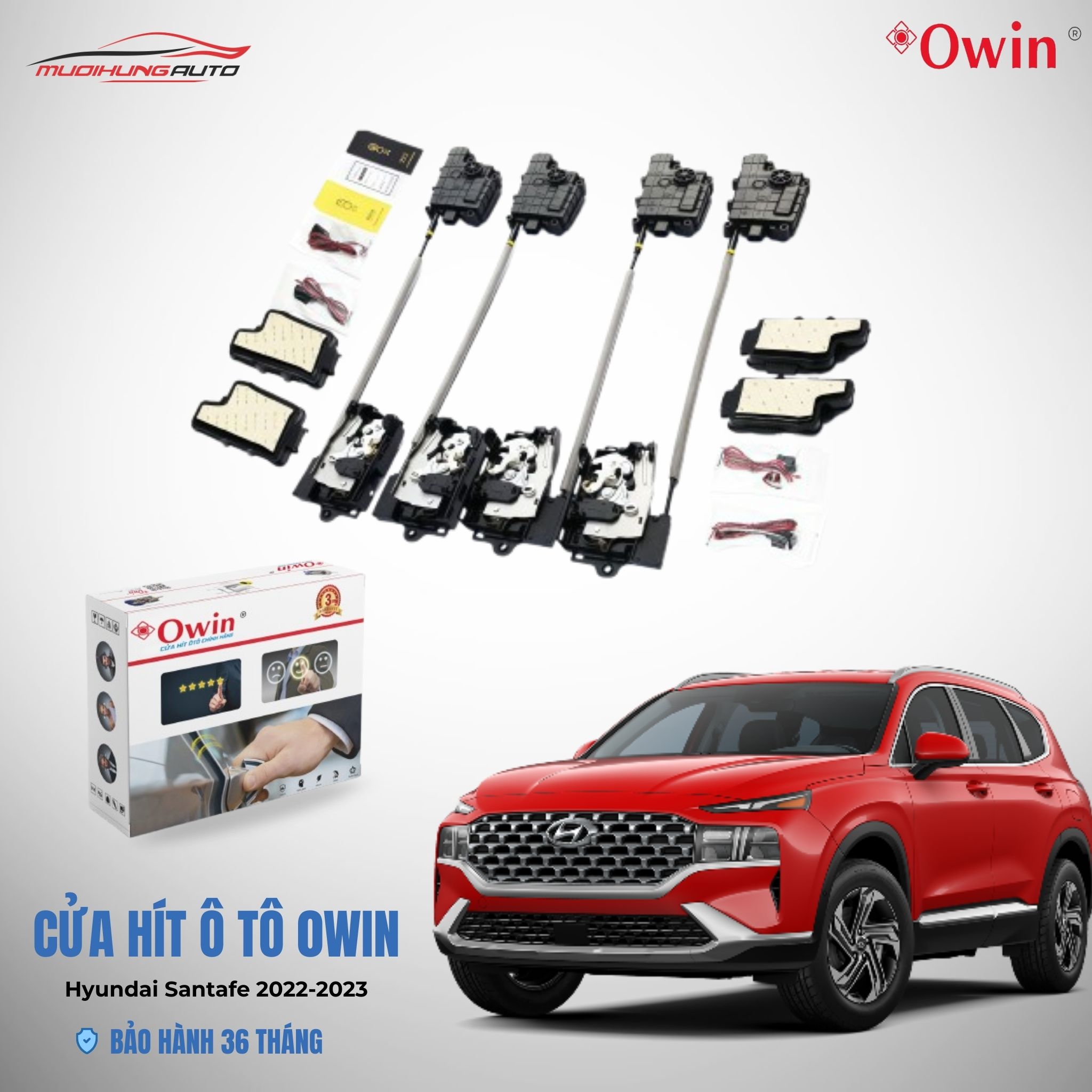 Cửa hít ô tô OWIN Hyundai Santafe 2022-2023