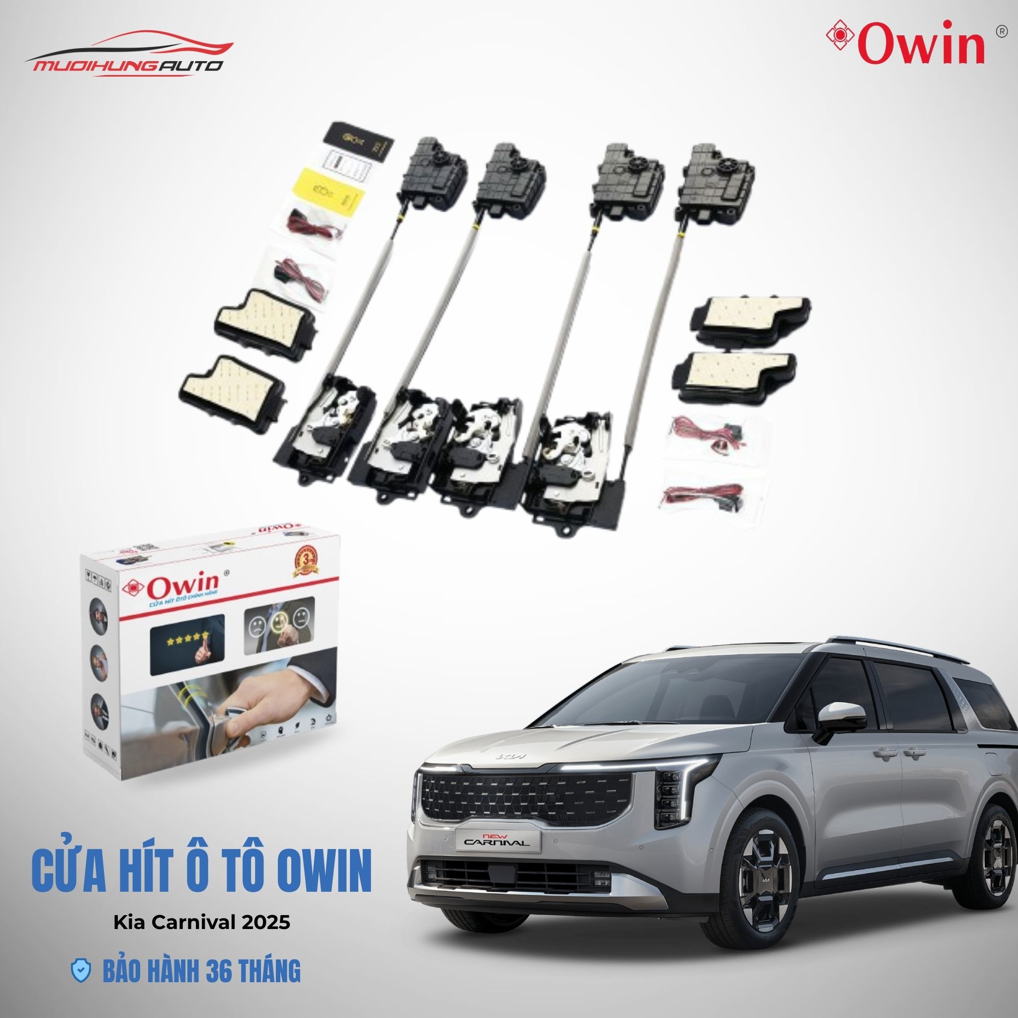 Cửa hít ô tô OWIN Kia Carnival 2025