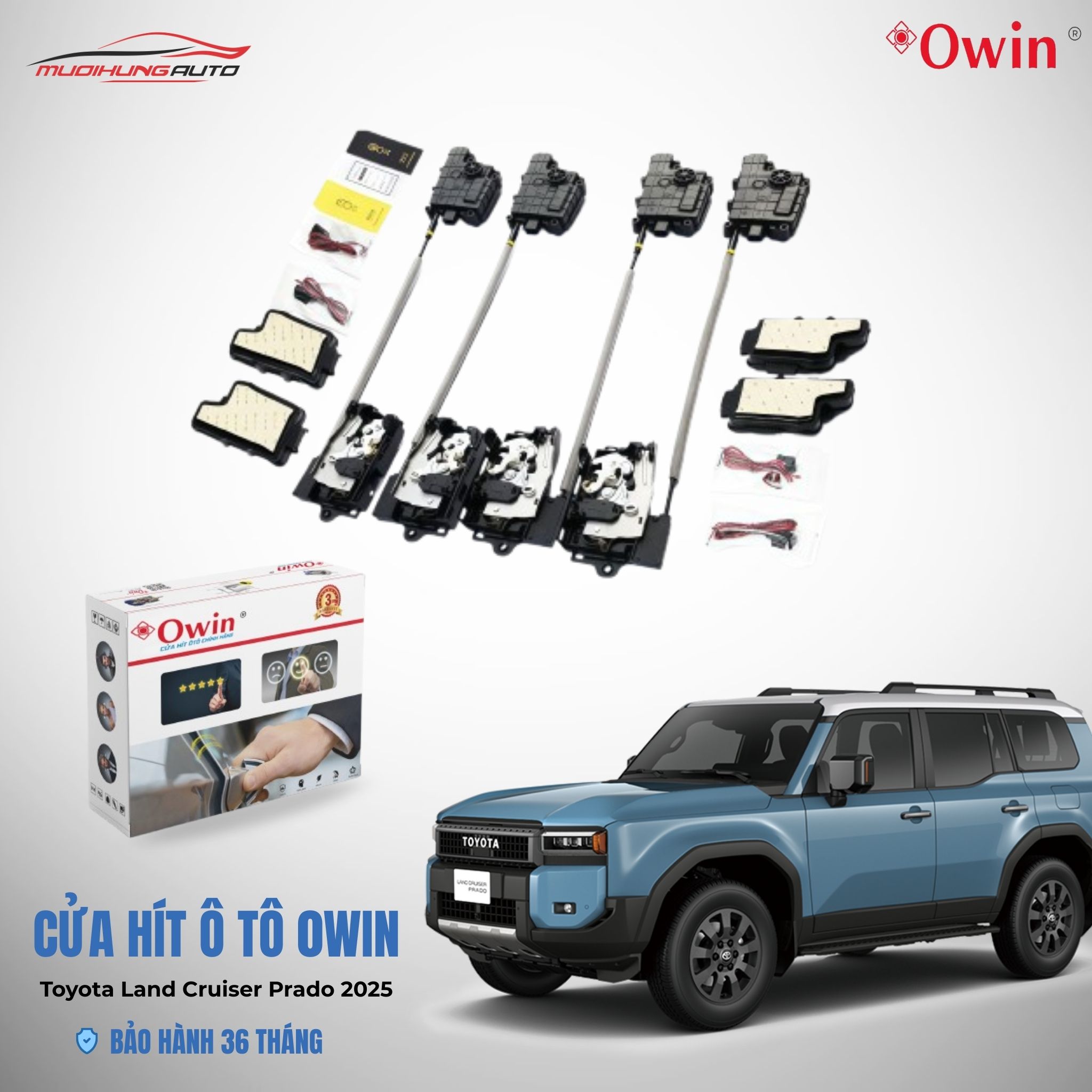 Cửa hít ô tô OWIN Toyota Land Cruiser Prado 2025