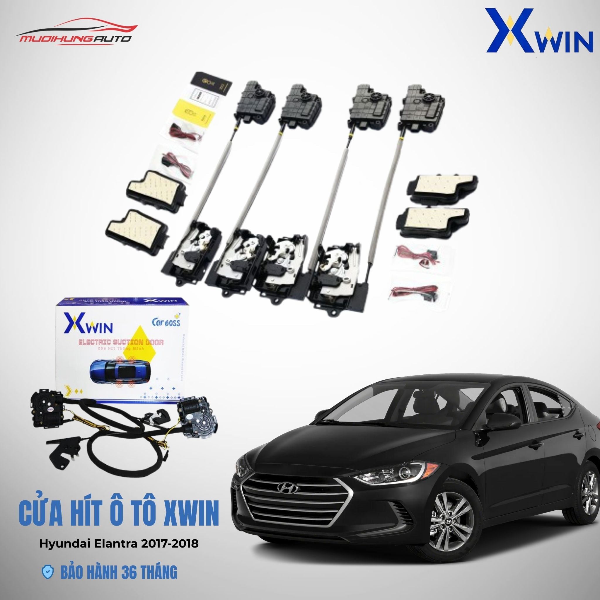 Cửa hít ô tô XWIN Hyundai Elantra 2017-2018