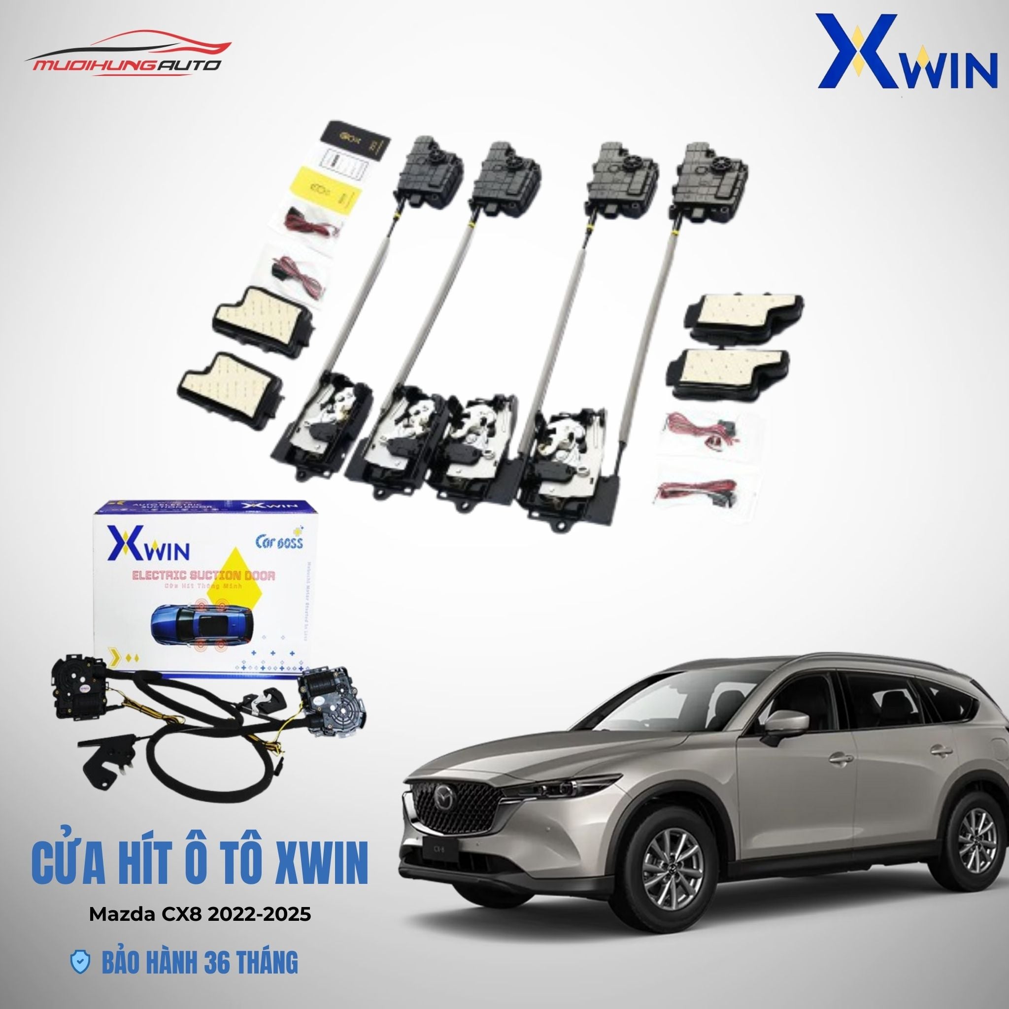 Cửa hít ô tô Xwin&nbsp;Mazda CX8 2022-2025