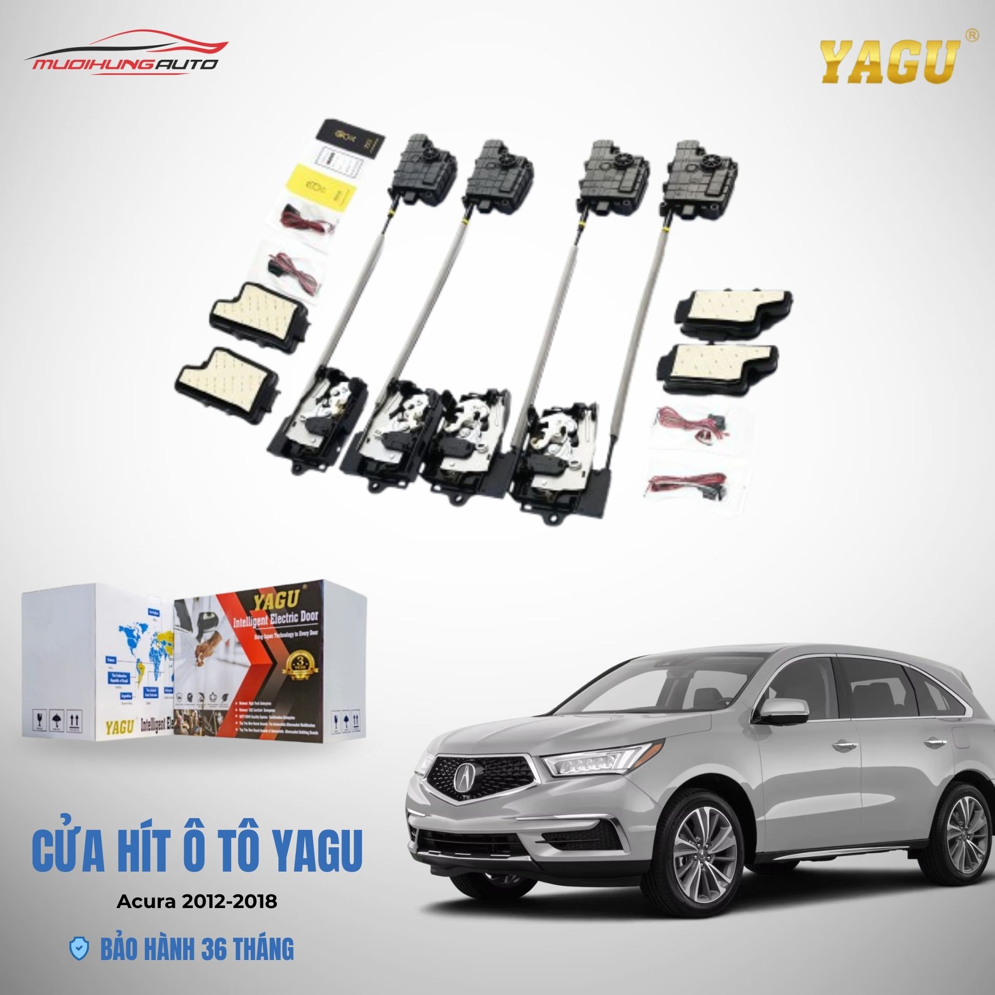 Cửa hít ô tô YAGU Acura 2012-2018
