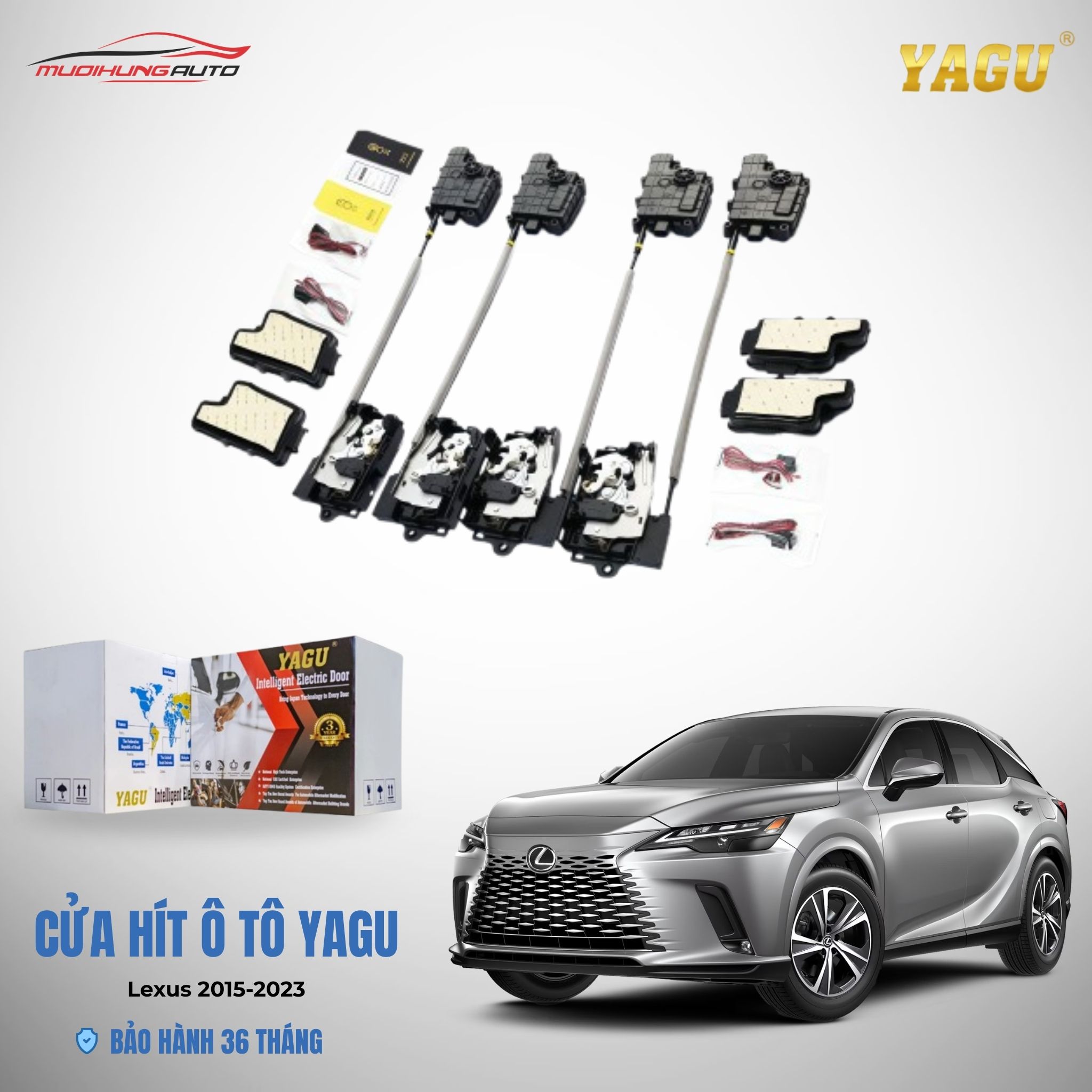 Cửa hít ô tô YAGU Lexus 2015-2023