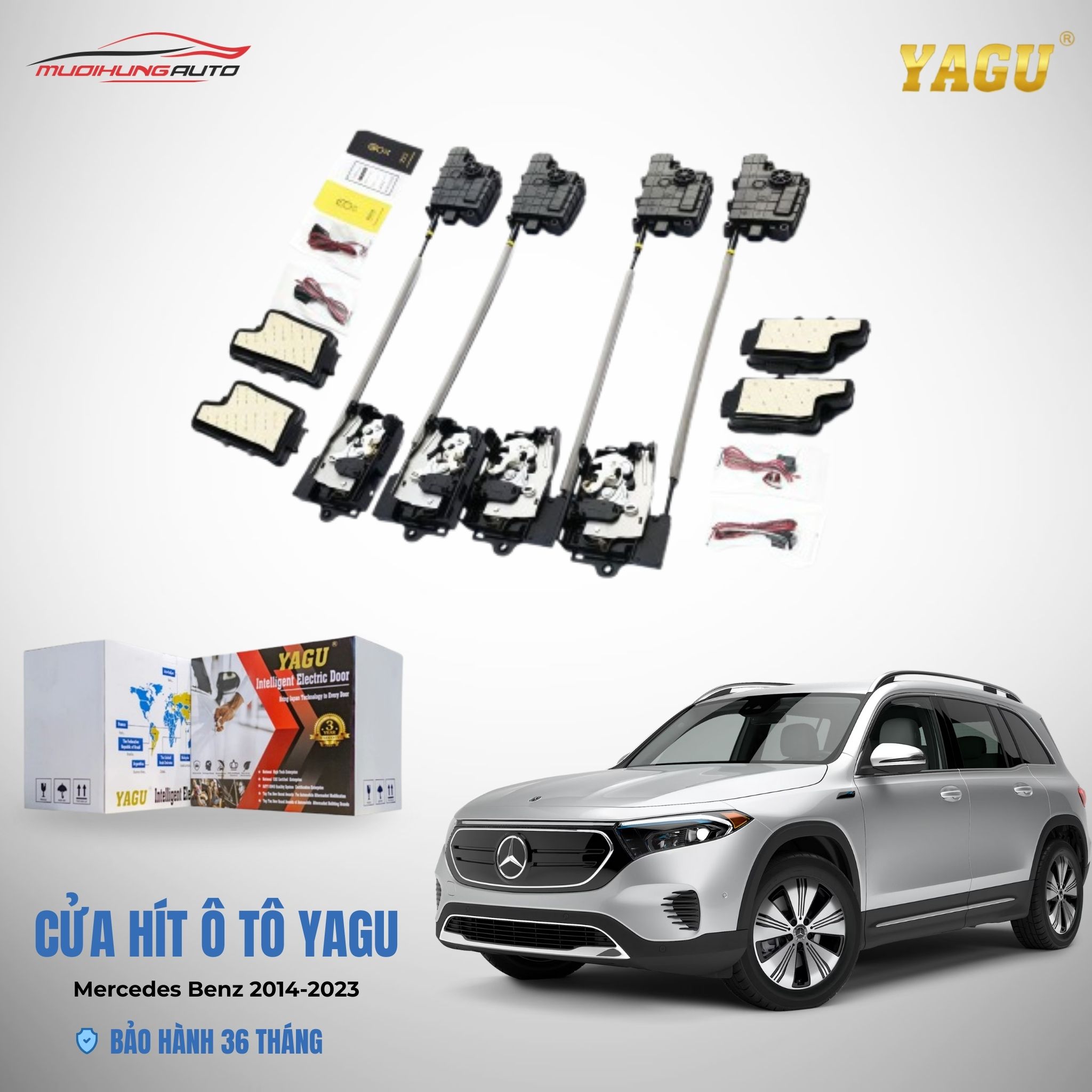 Cửa hít ô tô YAGU Mercedes Benz 2014-2023