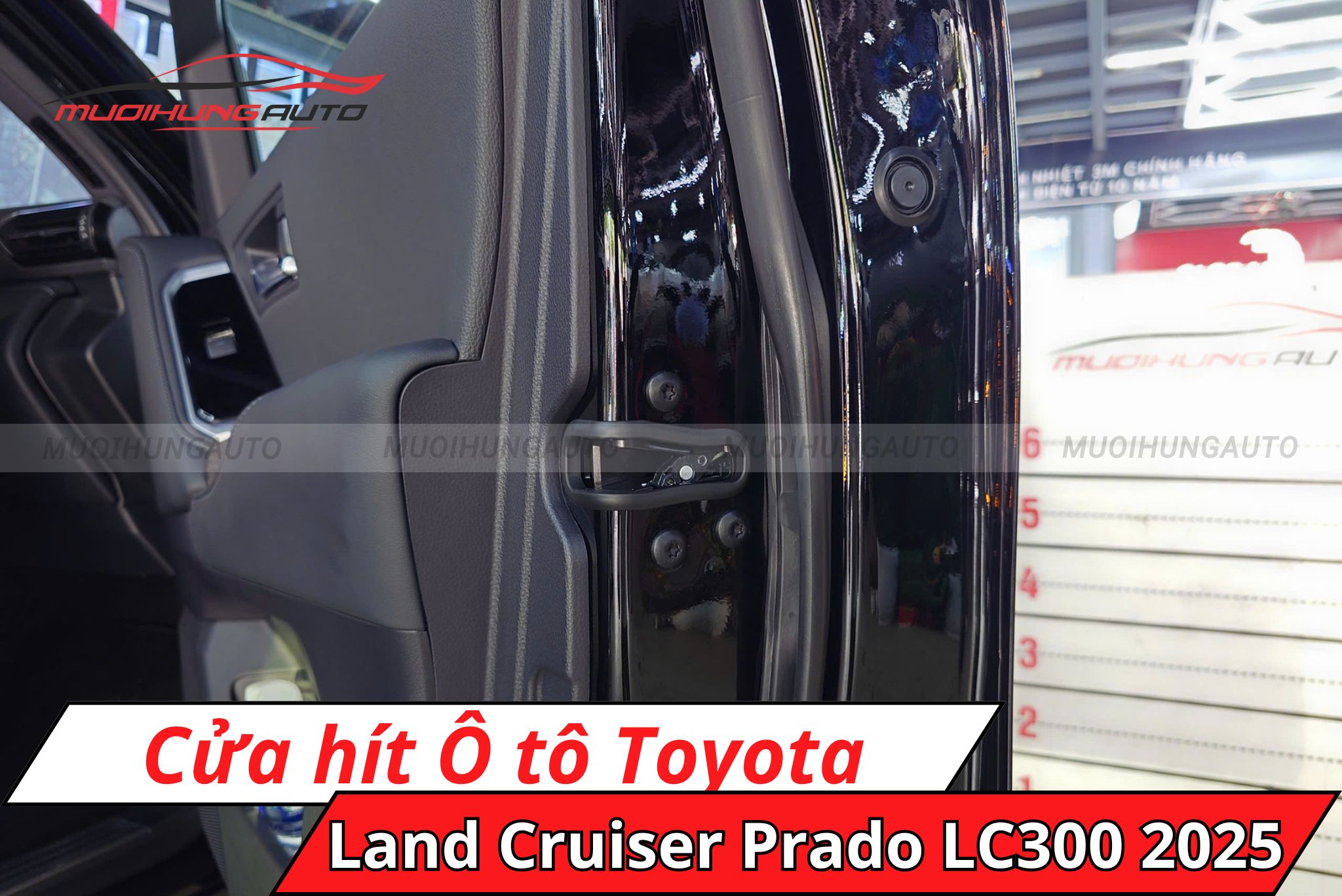 Cửa hít xe Toyota Land Cruiser Prado LC300 2025