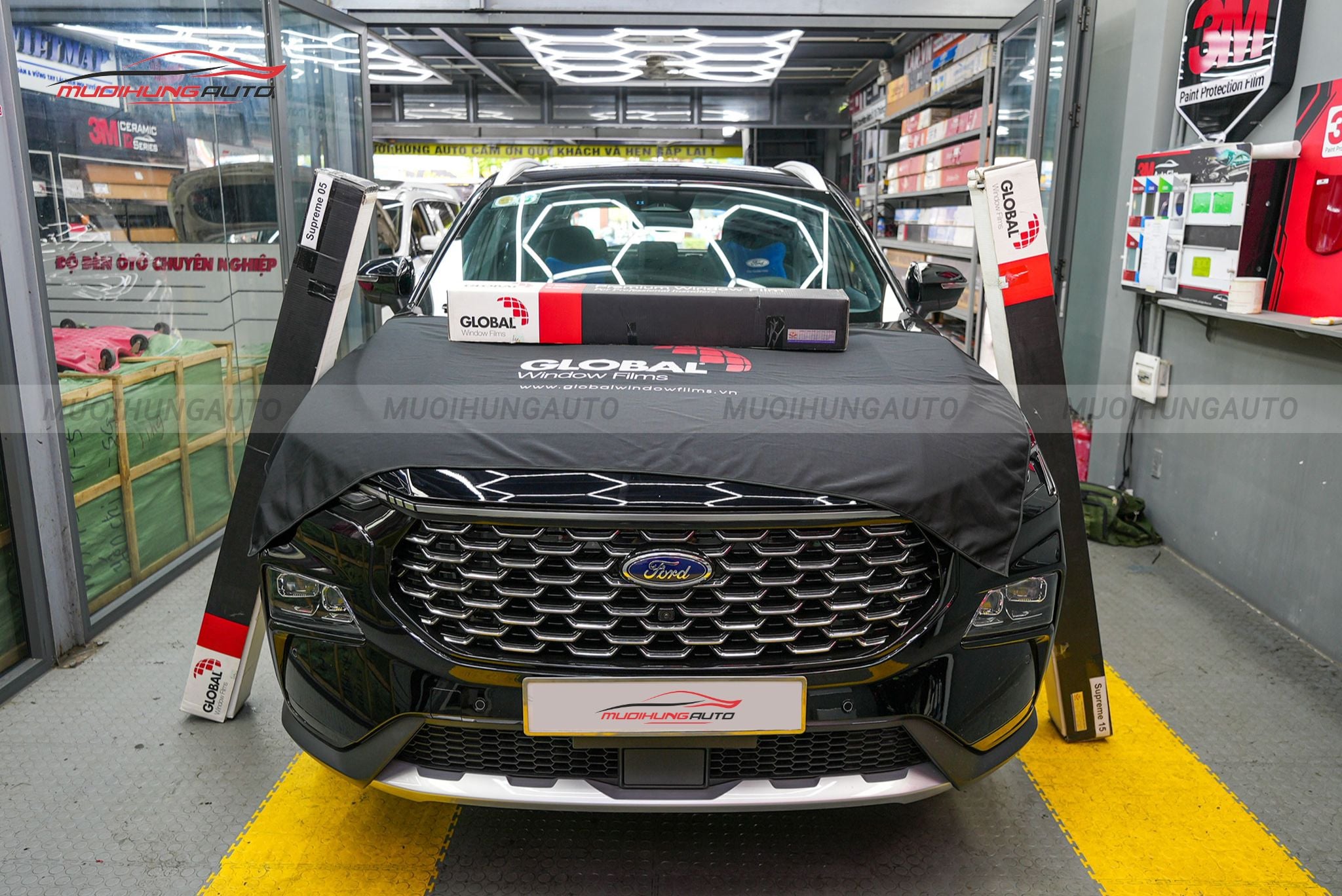 Dán phim cách nhiệt Global ô tô Ford Territory 2024
